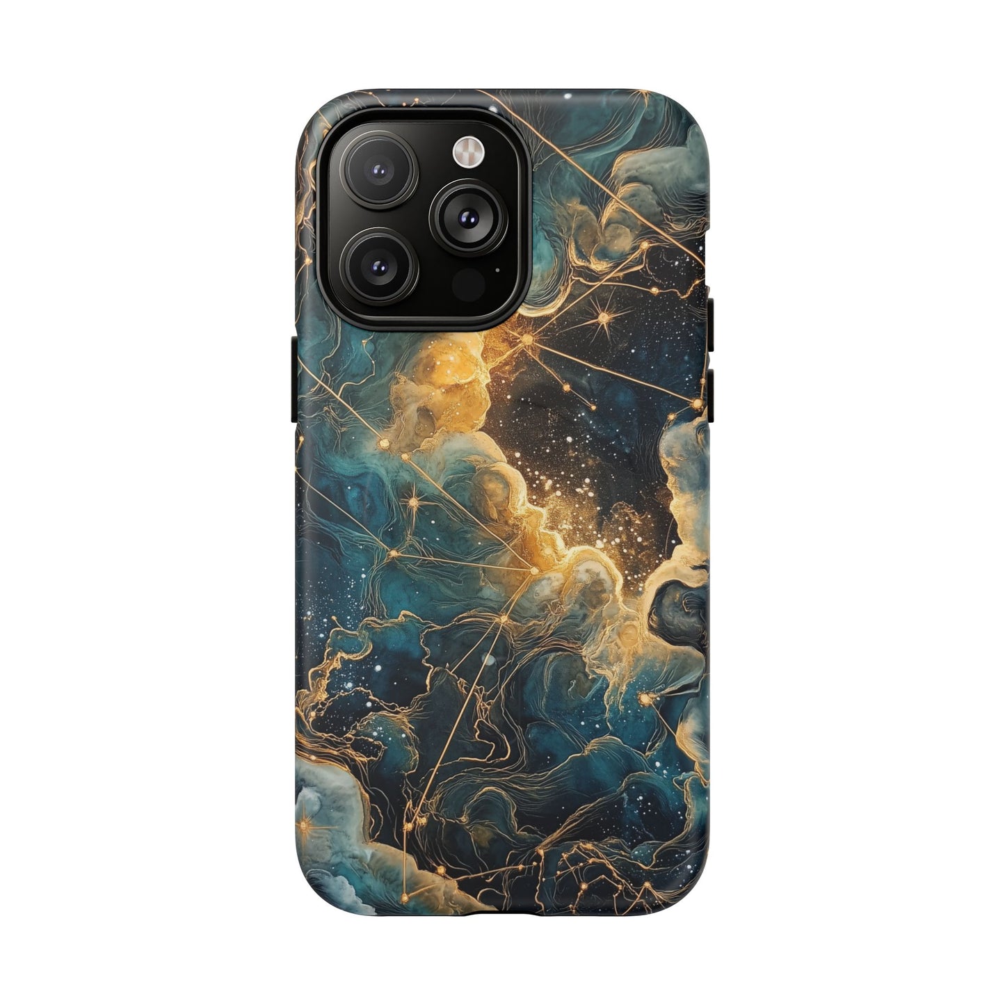 Cosmic Tough Magnetic iPhone Case - Nebula Design, Durable Protection