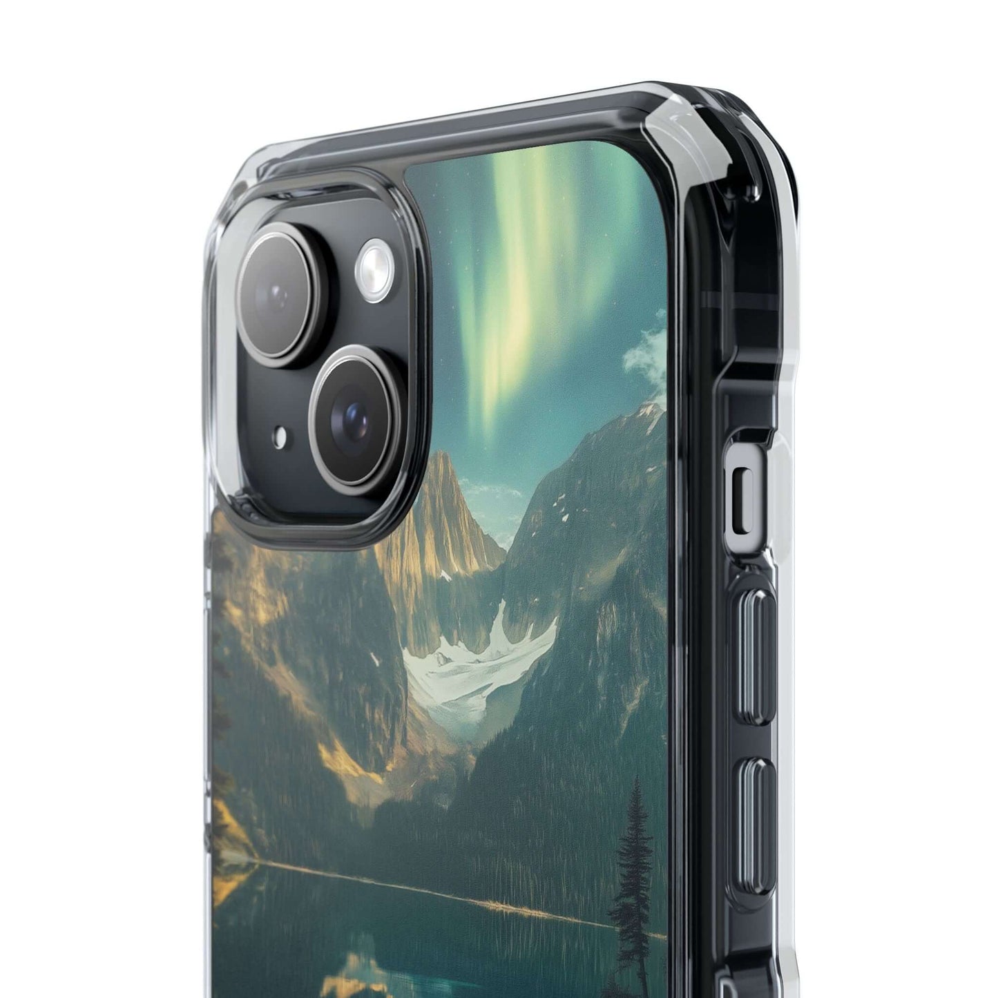 Celestial Glacier Ridge Magnetic Clear Impact iPhone Case