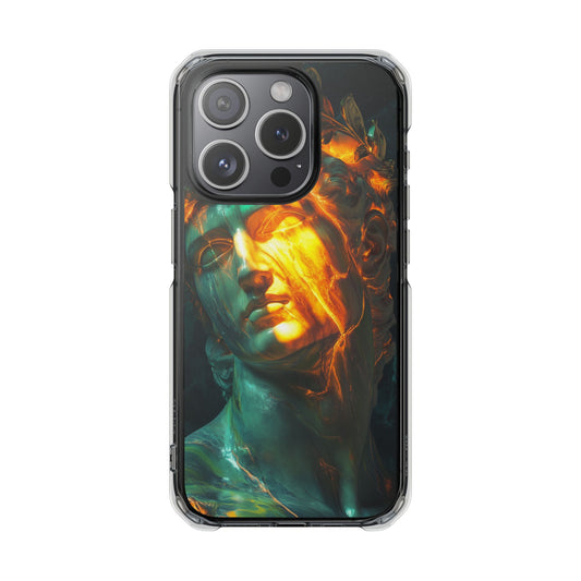 Davids Reflection Magnetic Clear Impact iPhone Case