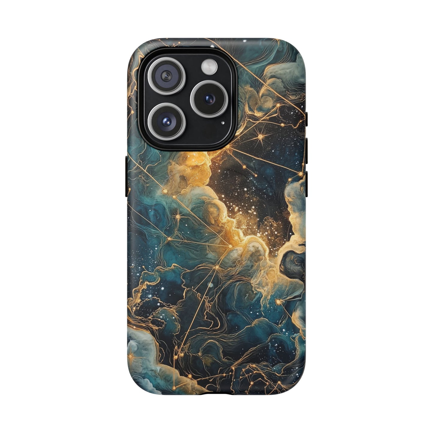 Cosmic Tough Magnetic iPhone Case - Nebula Design, Durable Protection