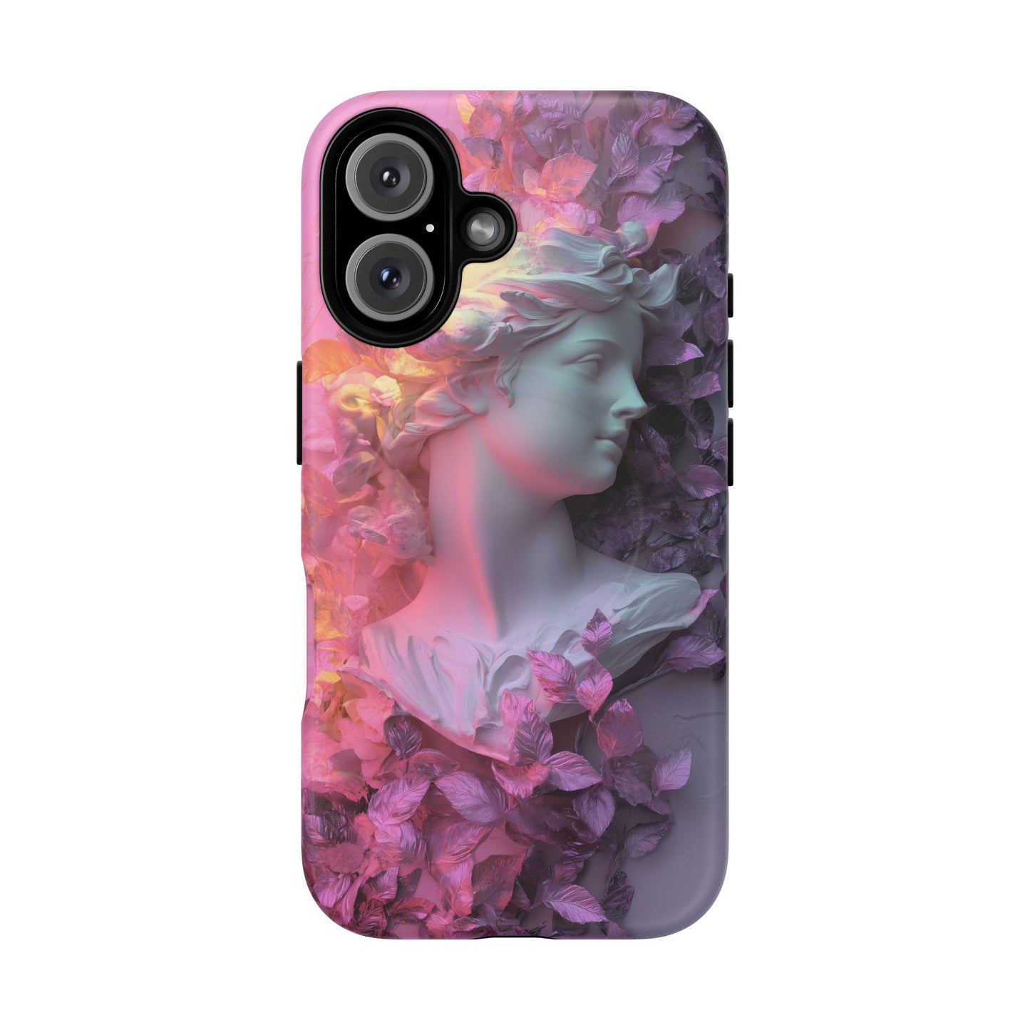 Artistic Tough Magnetic iPhone Case - Floral Goddess Design