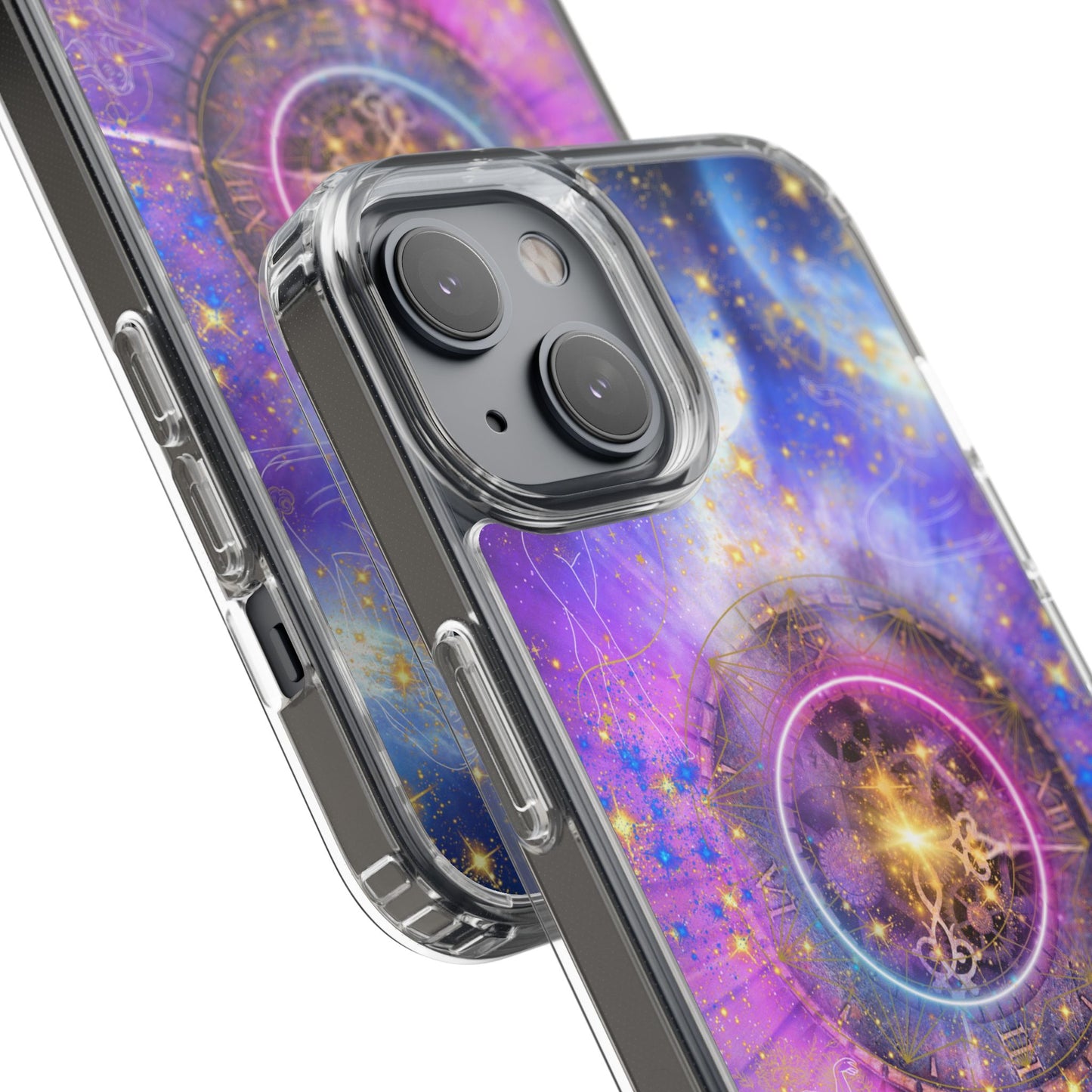 Stardust Dreams Clear iPhone Case – Magical Galaxy Art for Astrology Lovers