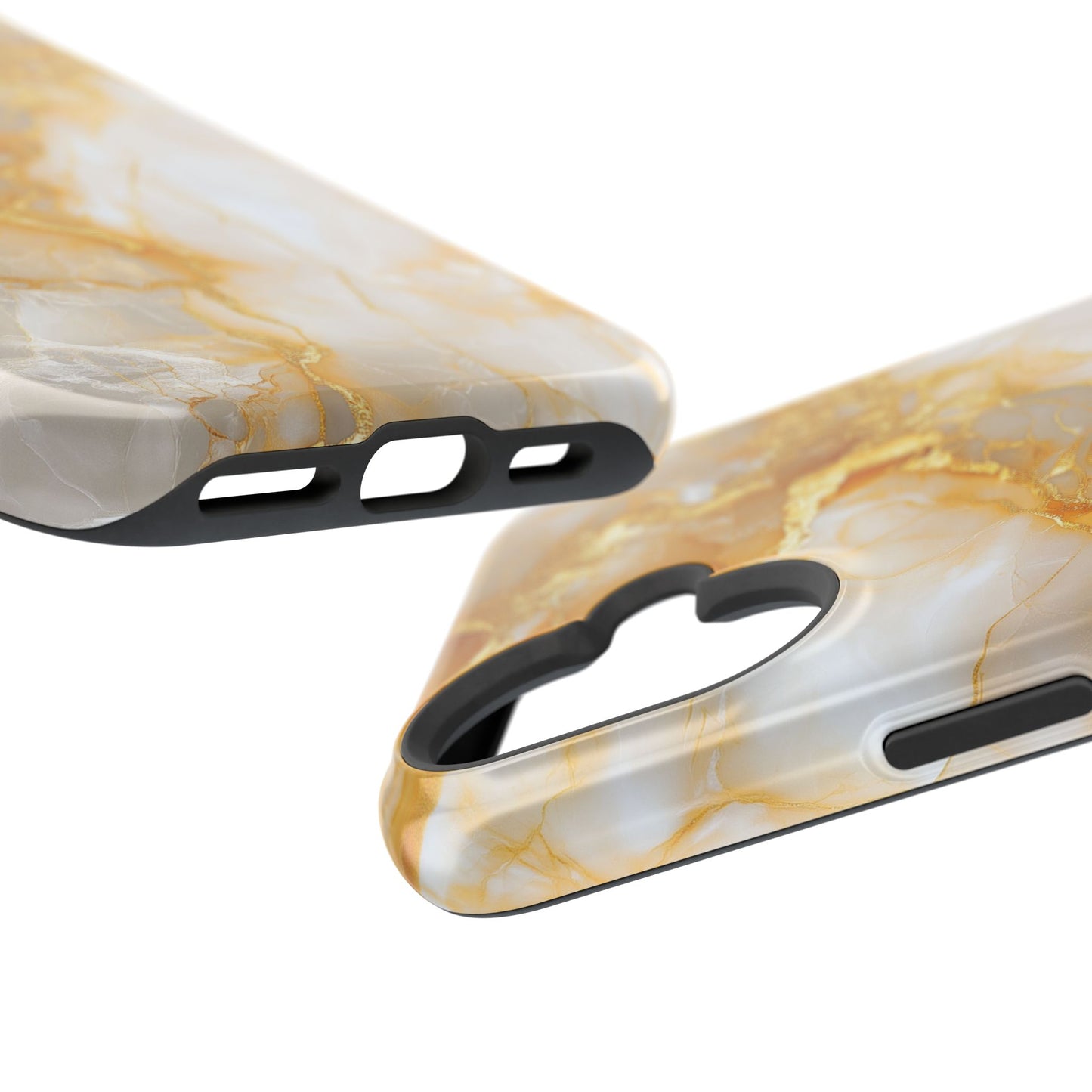 Ethereal Gold Marble Magnetic Tough iPhone Case