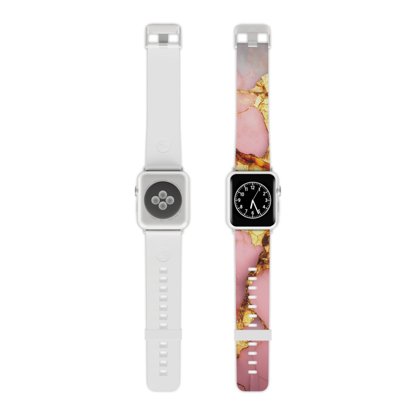 Luxurious Pink Marble Apple Watch Band
