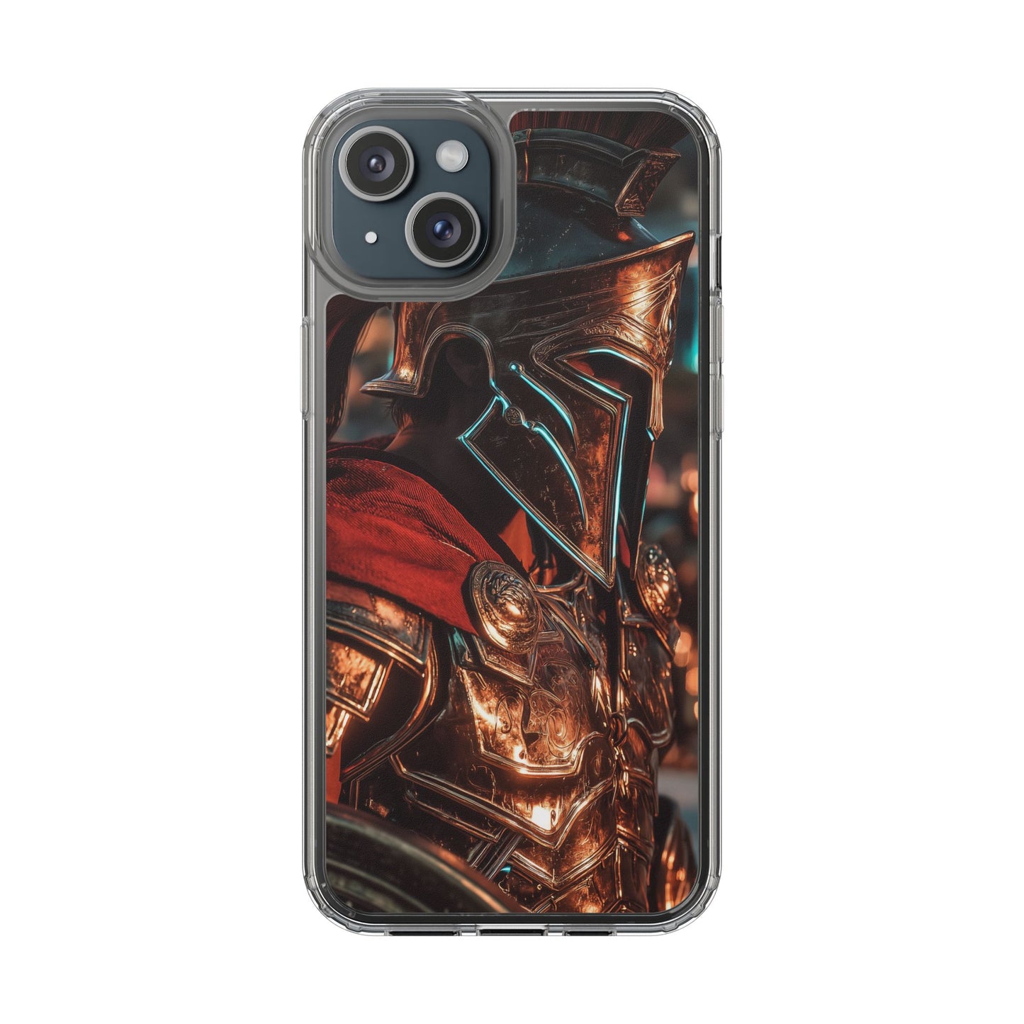 Forged Spartan Valor Phone Case – Premium Clear Protection with Bold Warrior Design