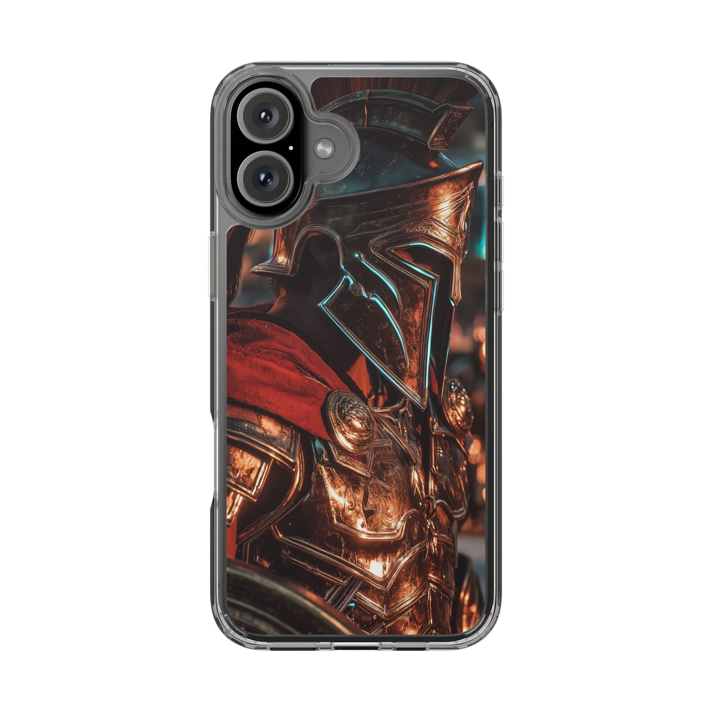 Forged Spartan Valor Phone Case – Premium Clear Protection with Bold Warrior Design