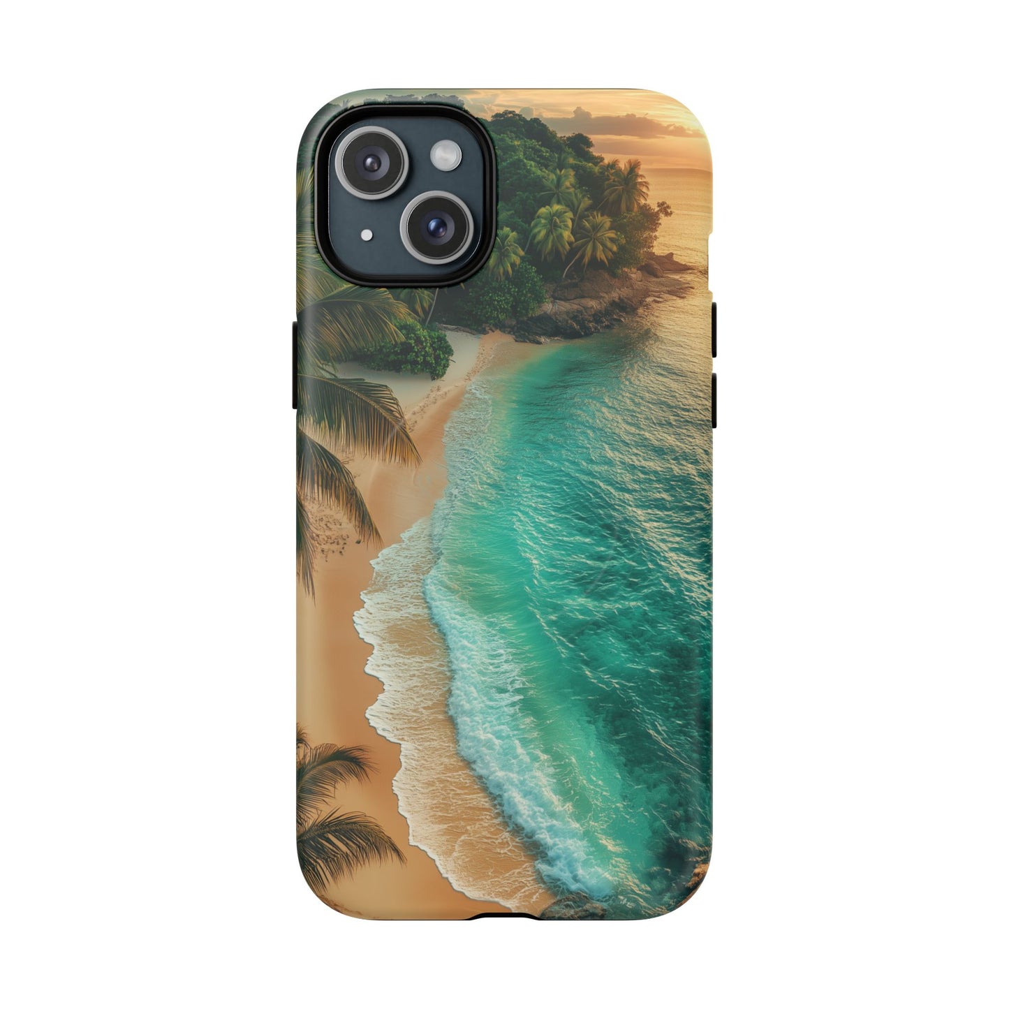 Tropical Beach Tough Magnetic Phone Case - Stylish Protection for Outdoor Lovers