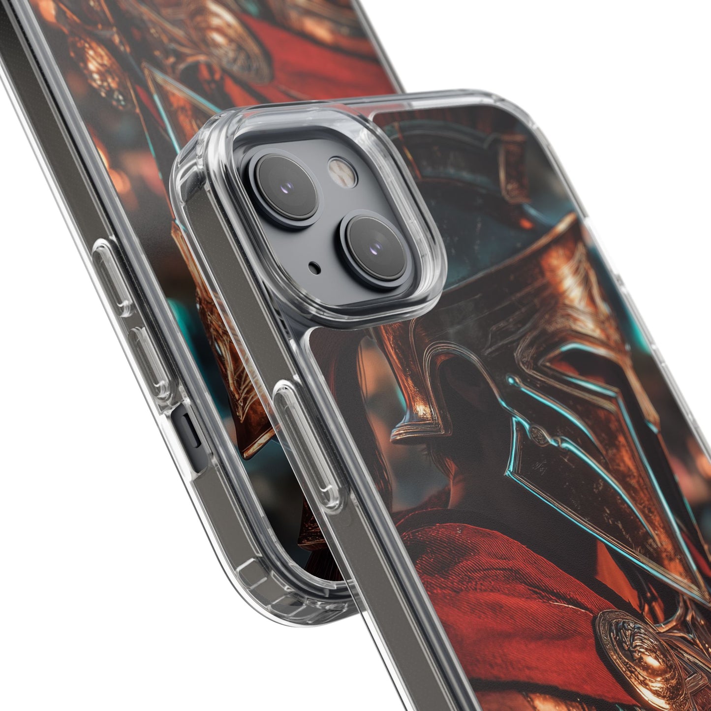 Forged Spartan Valor Phone Case – Premium Clear Protection with Bold Warrior Design
