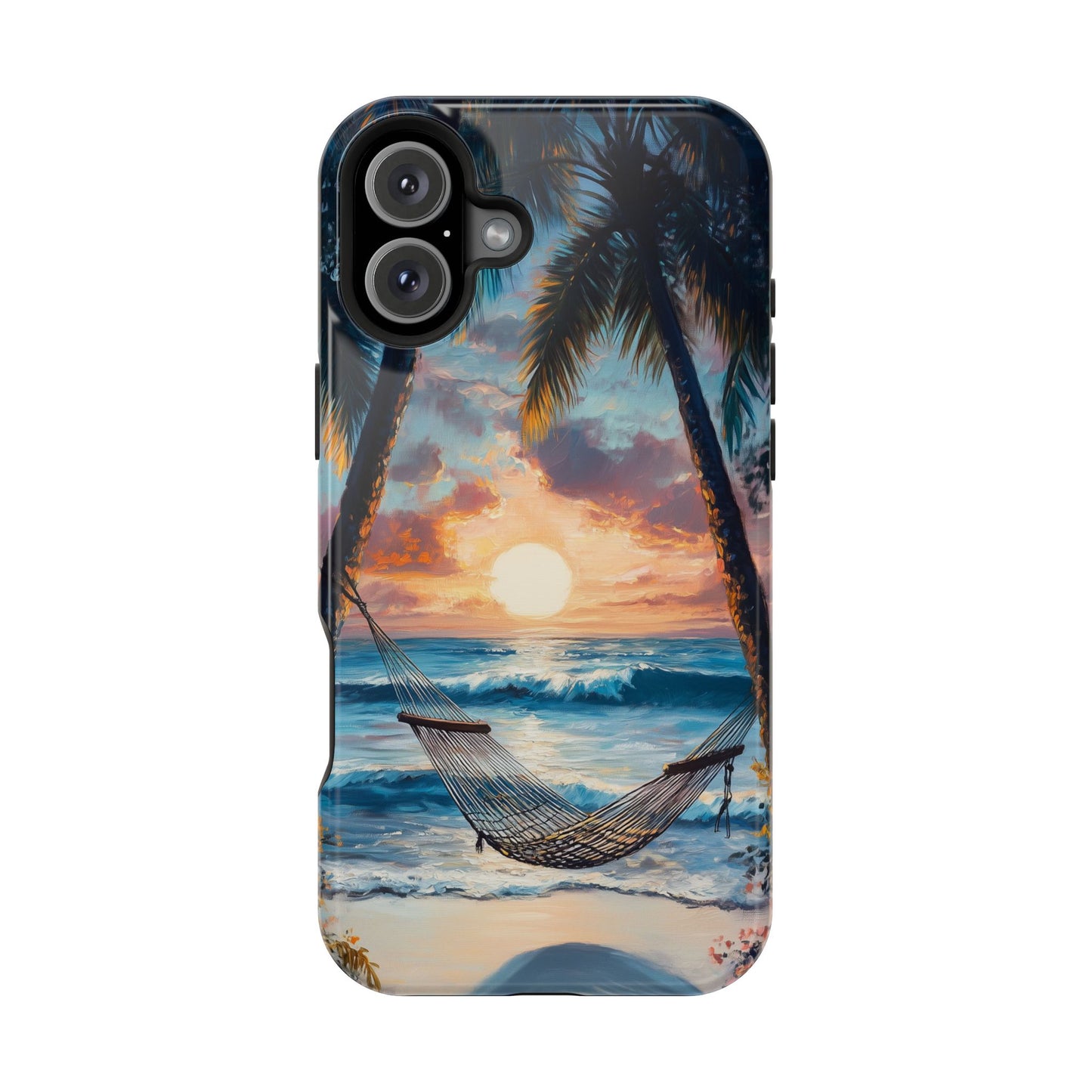 Tropical Sunset Hammock iPhone Case