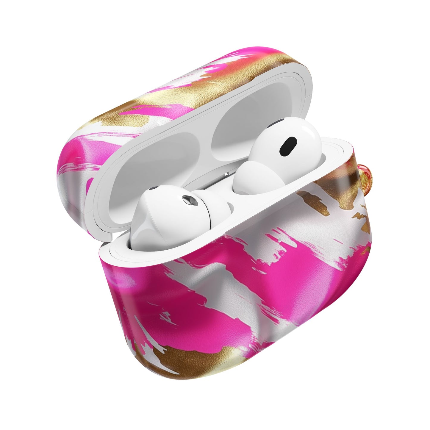Chic Pink & Gold AirPod Case