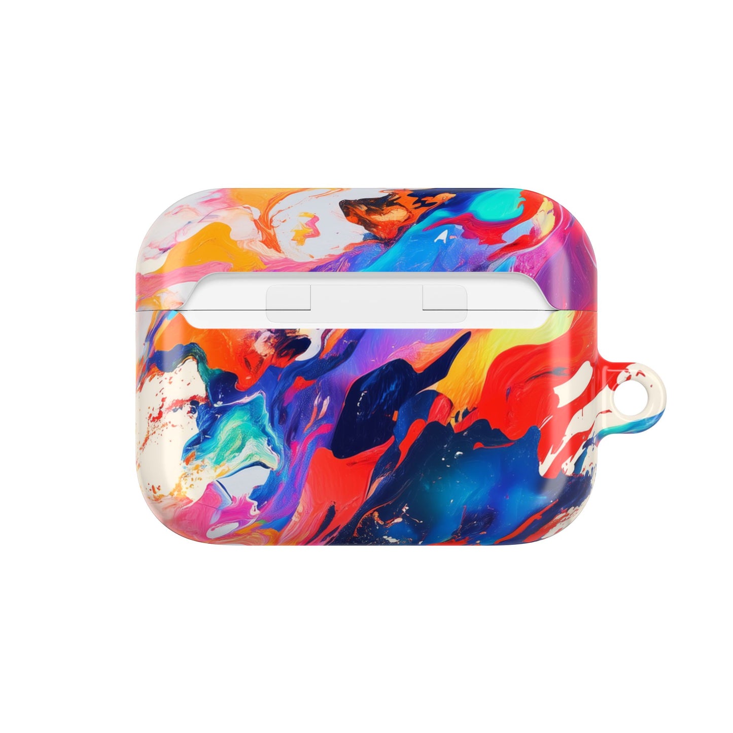 Vibrant Abstract Art AirPod Case – Color Splash Design with Bold, Stylish Protection for Music Lovers