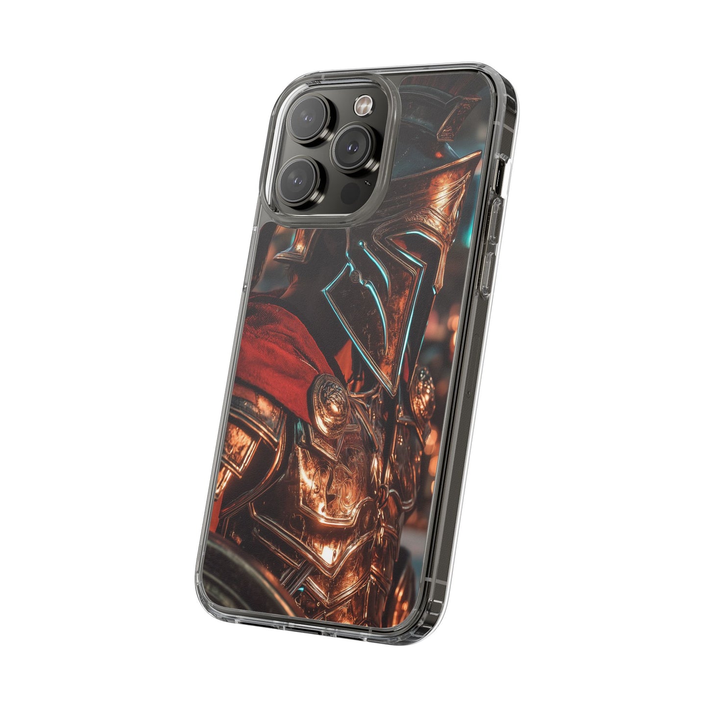 Forged Spartan Valor Phone Case – Premium Clear Protection with Bold Warrior Design