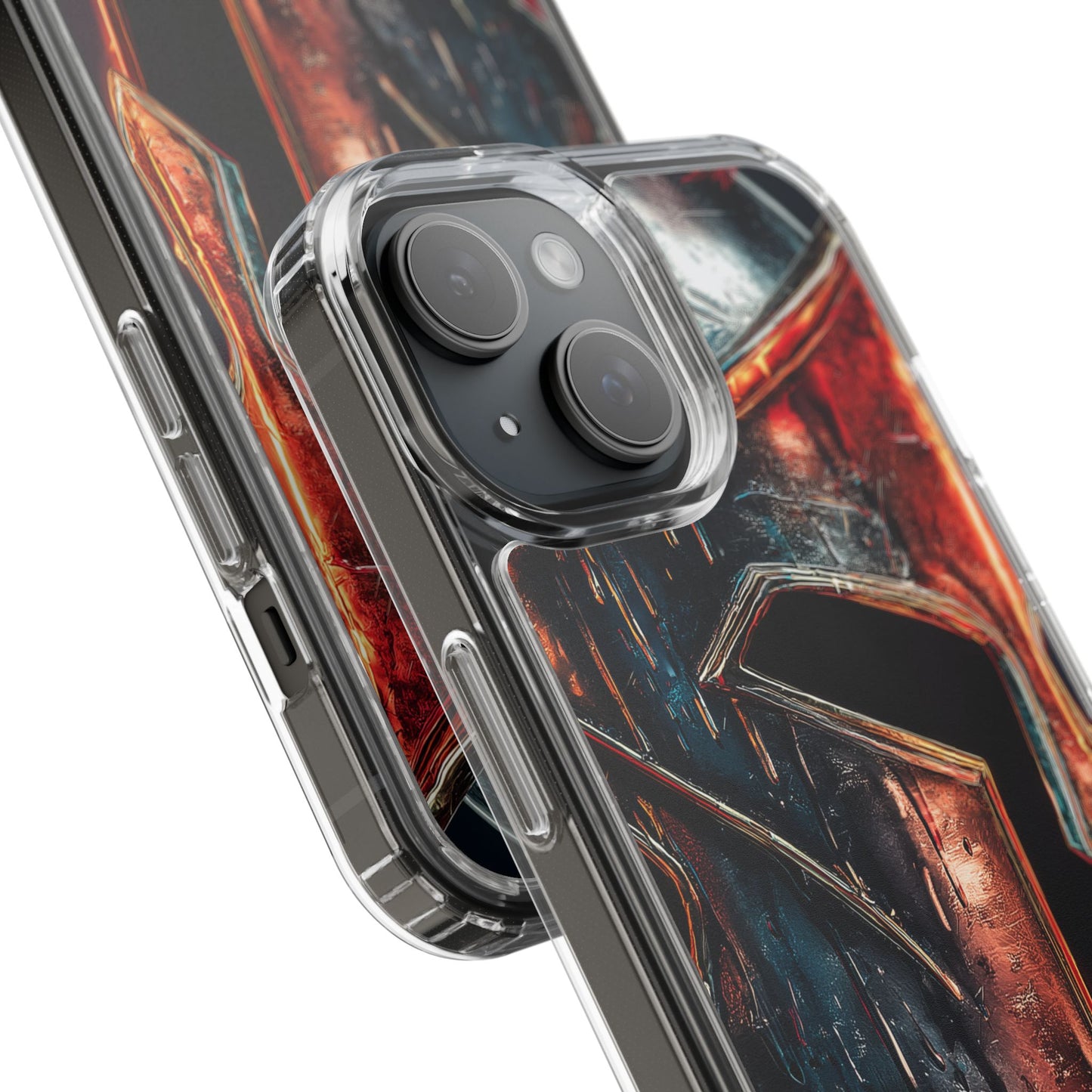 Battle Ready Clear Phone Case - Heroic Spartan Design