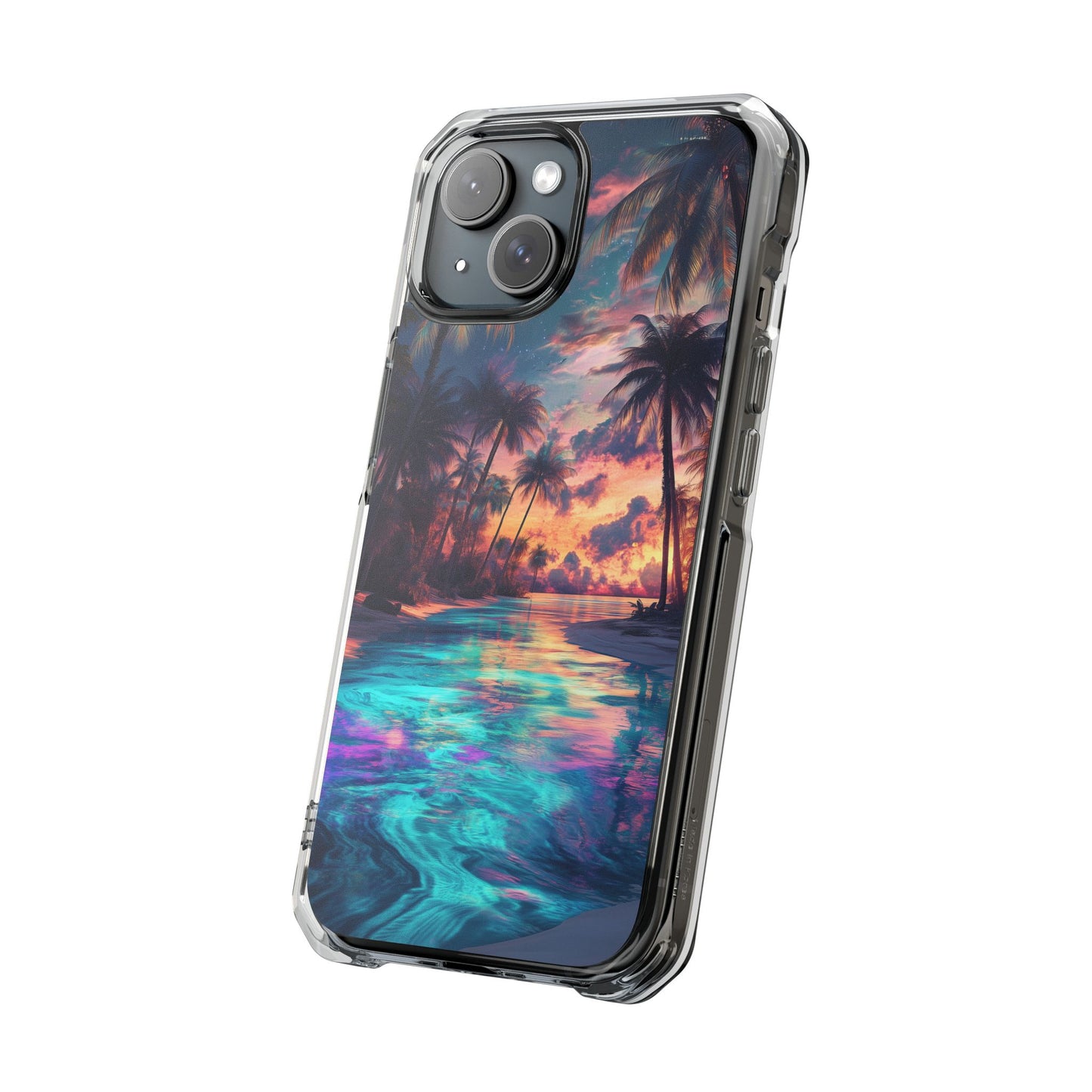 Miami Radiance Magnetic Clear iPhone Case