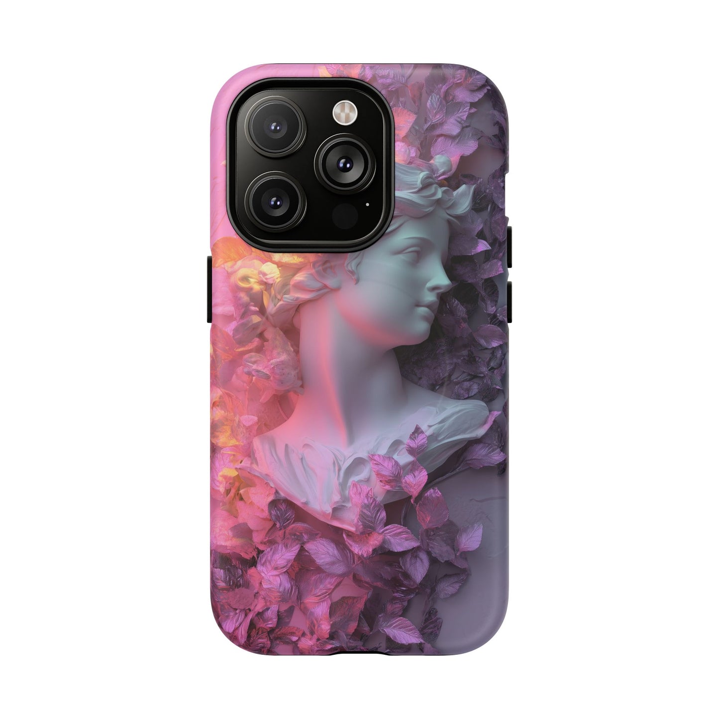 Artistic Tough Magnetic iPhone Case - Floral Goddess Design