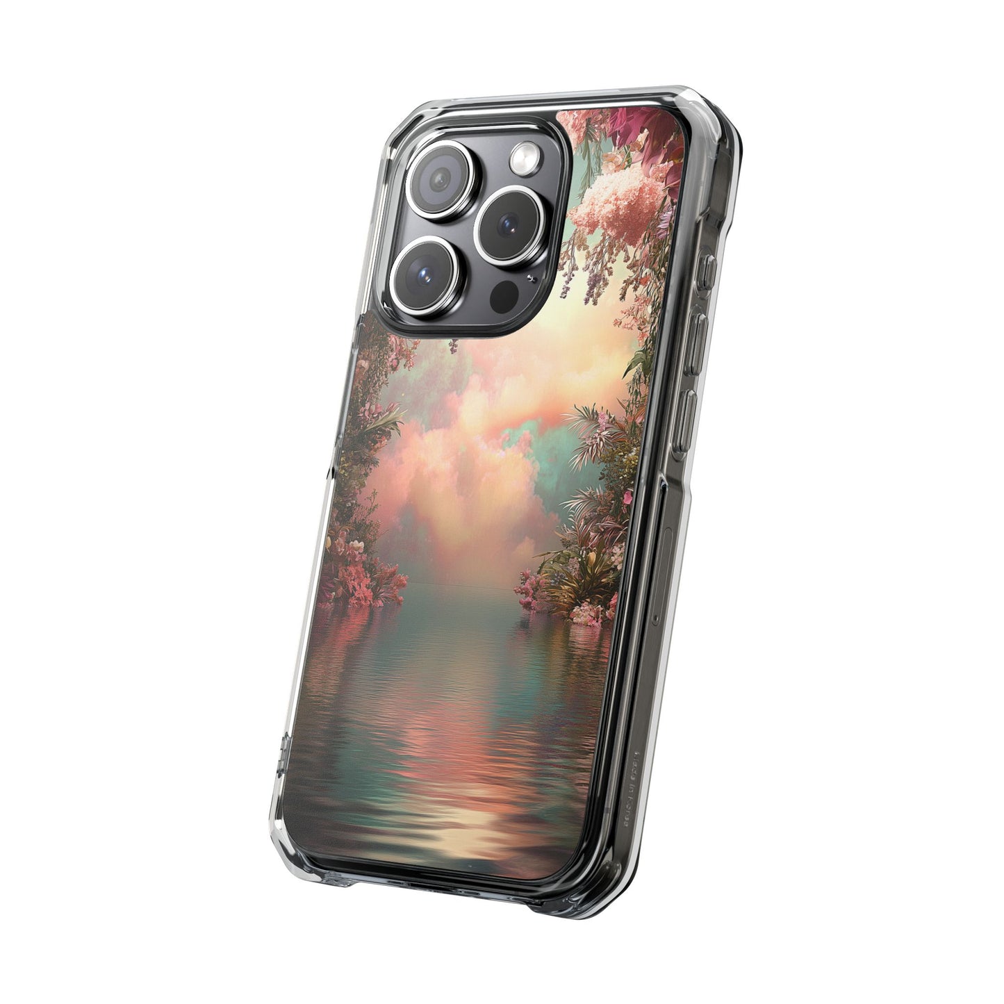Enchanted Tropics Magnetic Clear iPhone Case