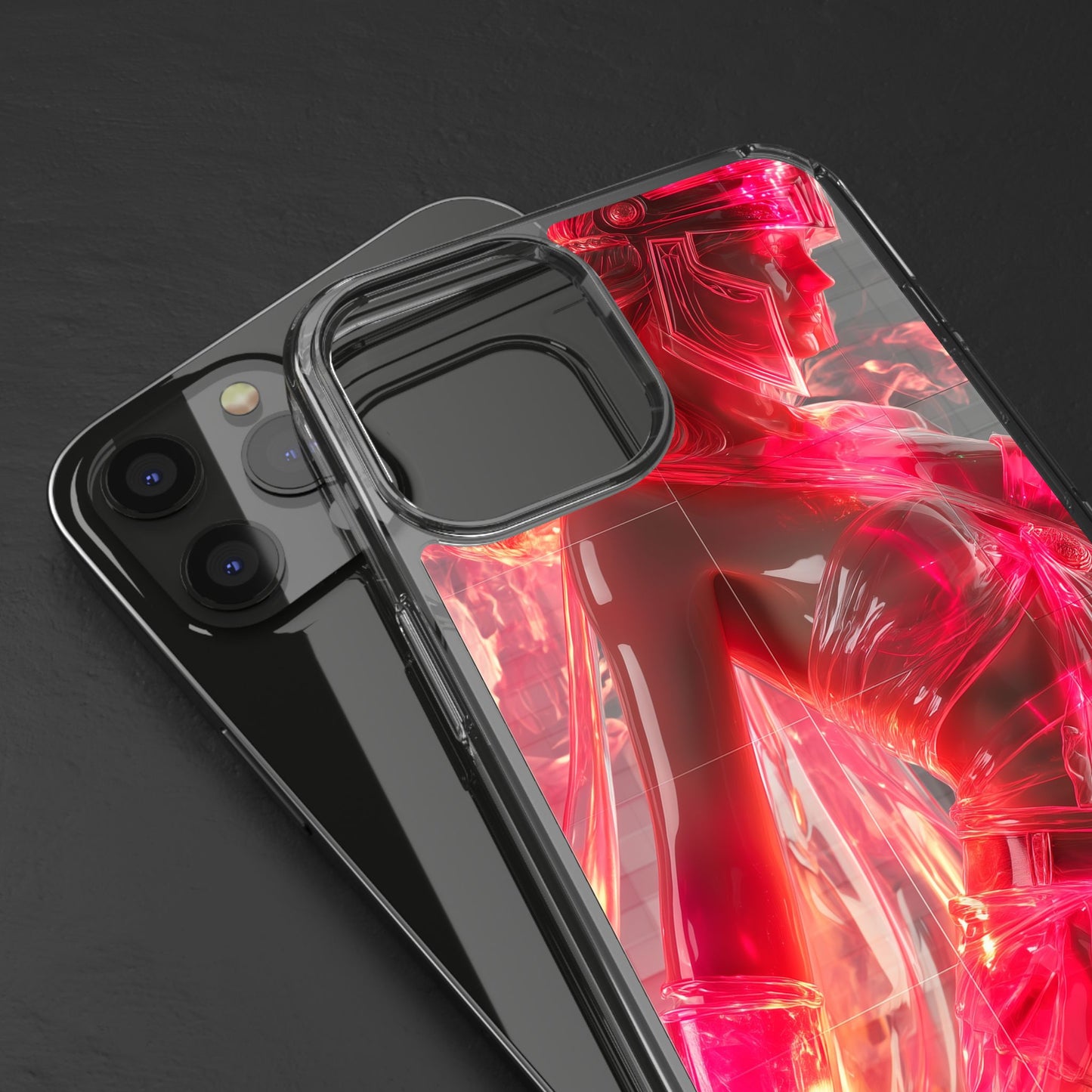 Athena Stryker Vibrant Clear iPhone Case – Stylish Protection with Graphic Print