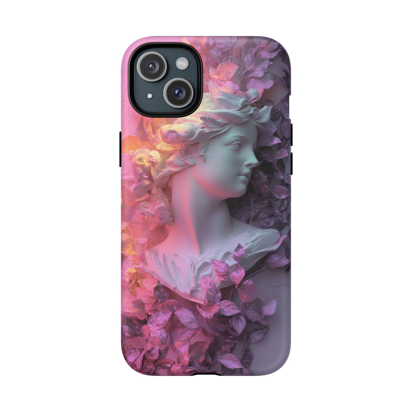 Artistic Tough Magnetic iPhone Case - Floral Goddess Design
