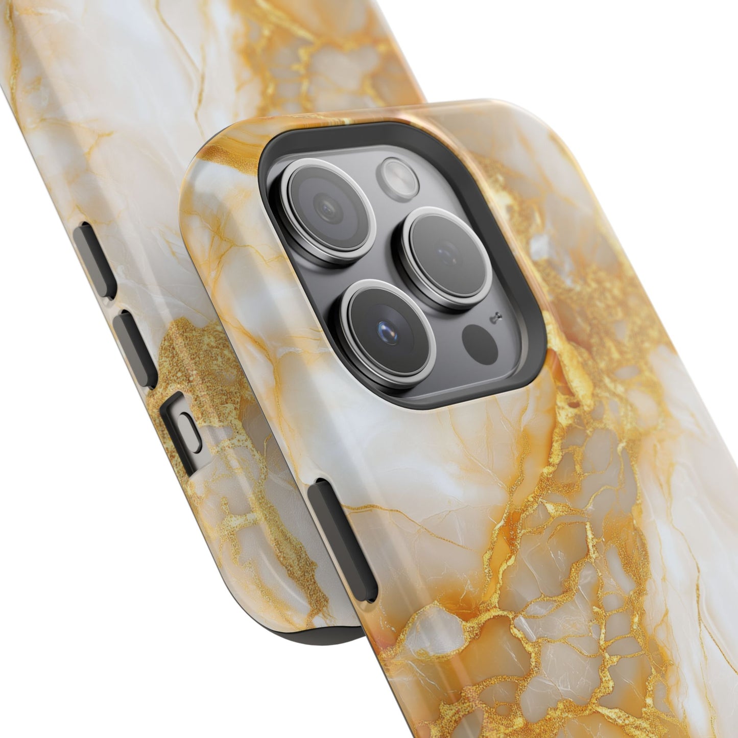 Ethereal Gold Marble Magnetic Tough iPhone Case