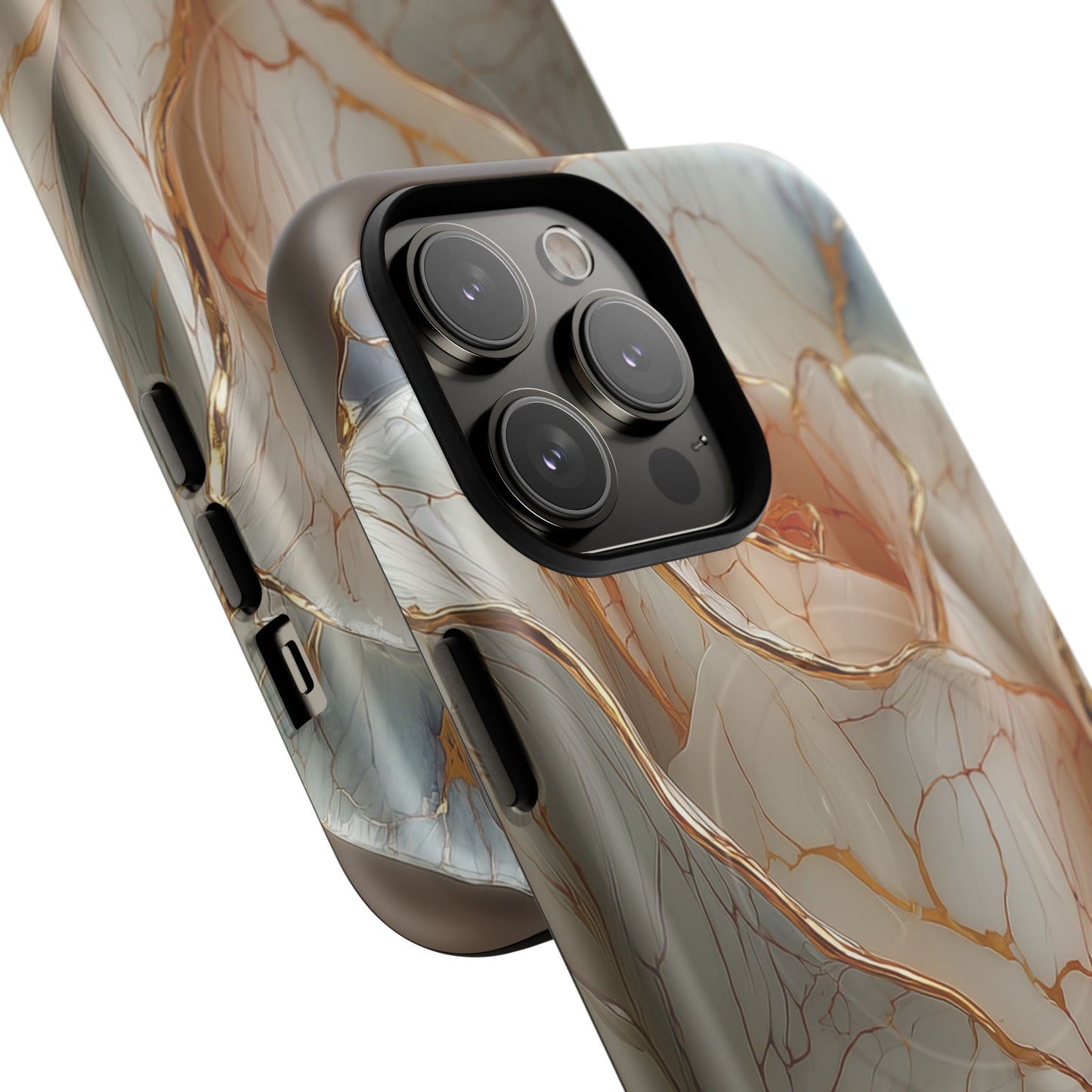 Elegant Rose iPhone Case - Tough Magnetic Design for Stylish Protection