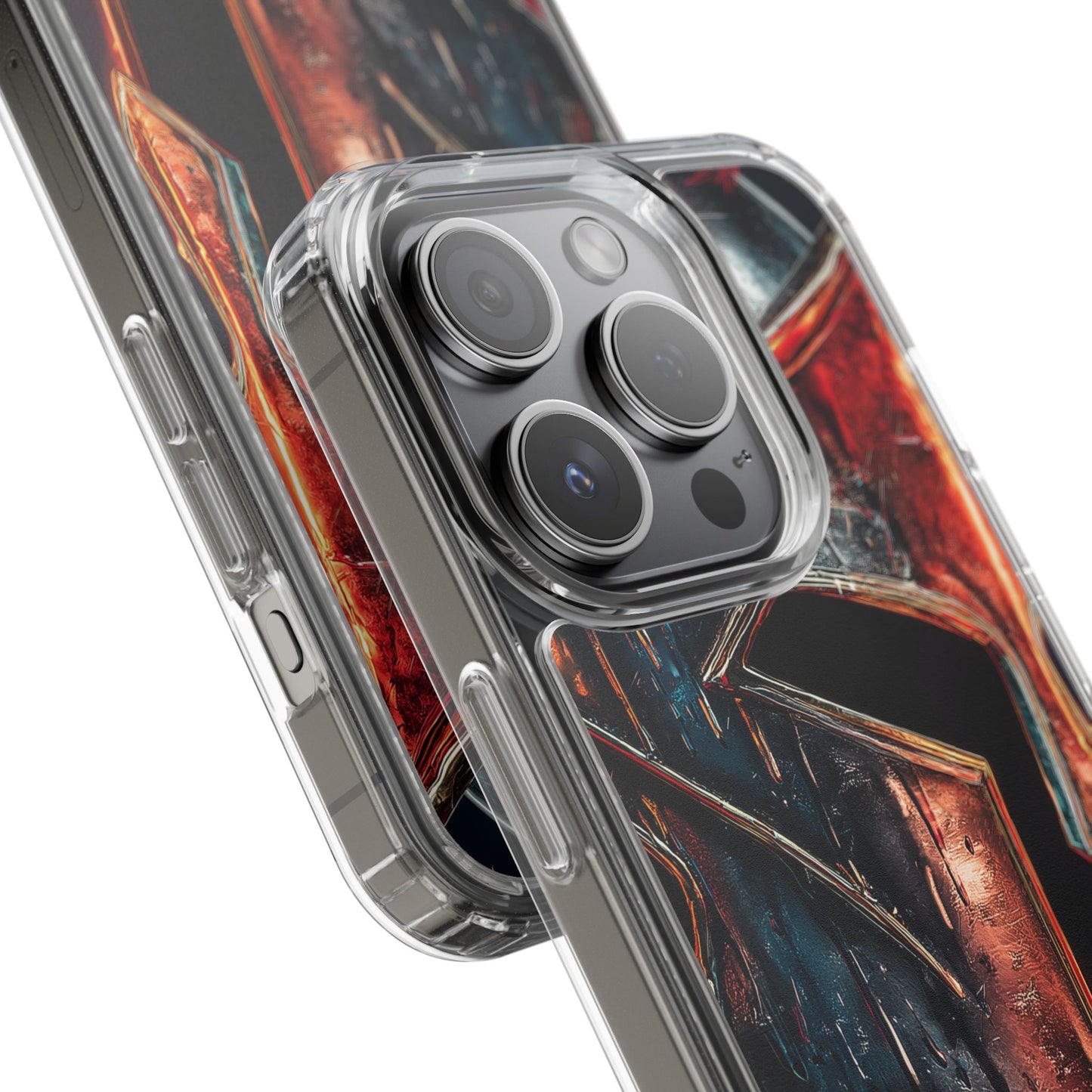 Battle Ready Clear Phone Case - Heroic Spartan Design