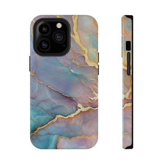 Golden Ocean Marble iPhone Case