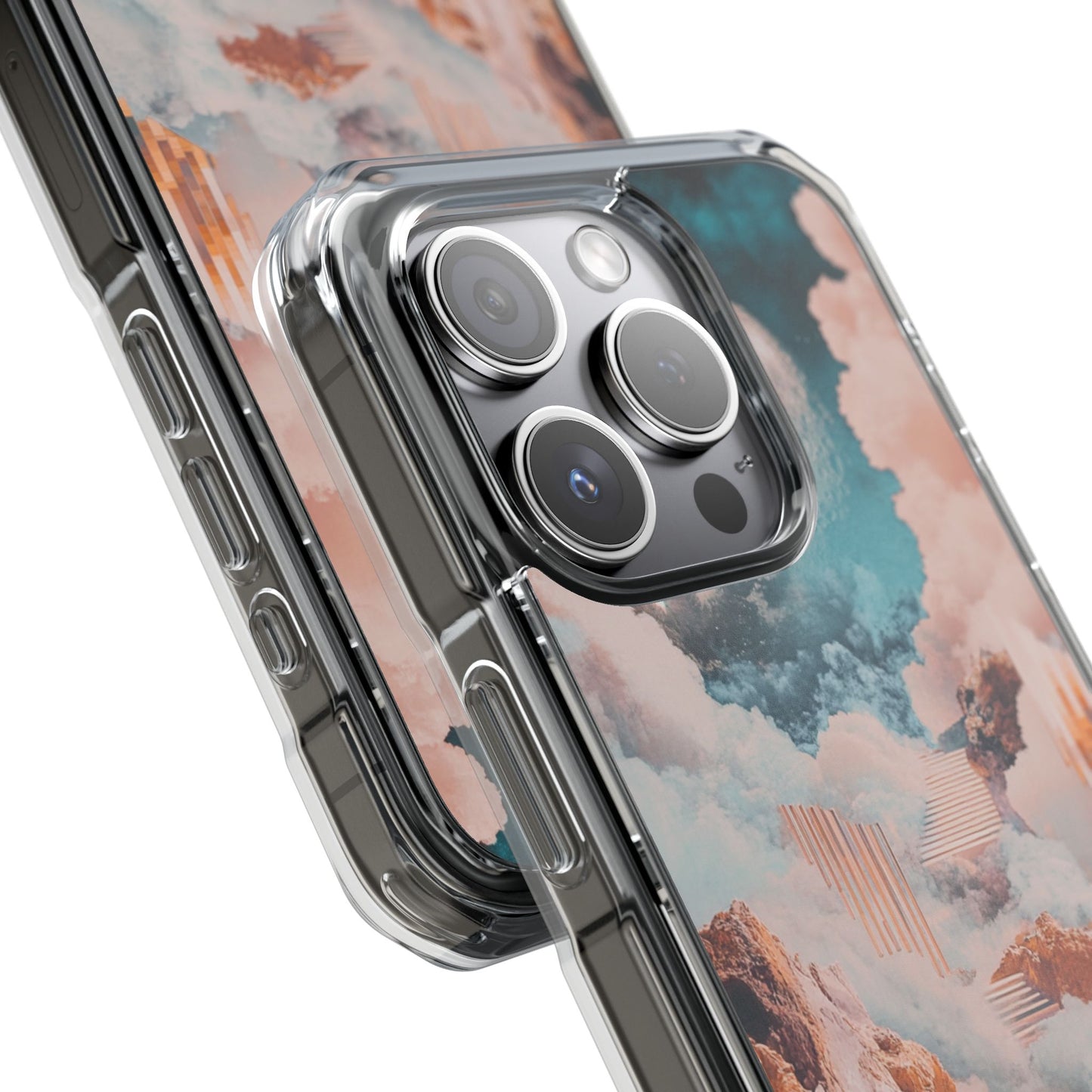 Skyward Dreams Magnetic Clear Impact iPhone Case