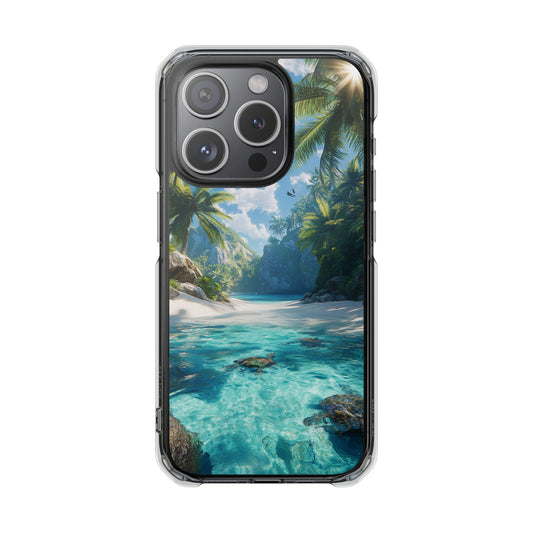 Tropical Oasis Magnetic iPhone Case