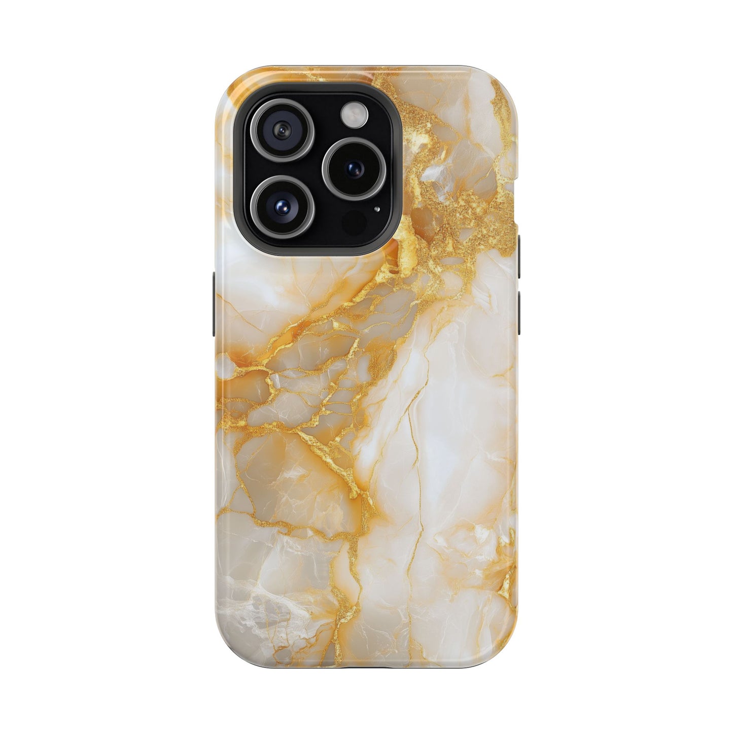 Ethereal Gold Marble Magnetic Tough iPhone Case