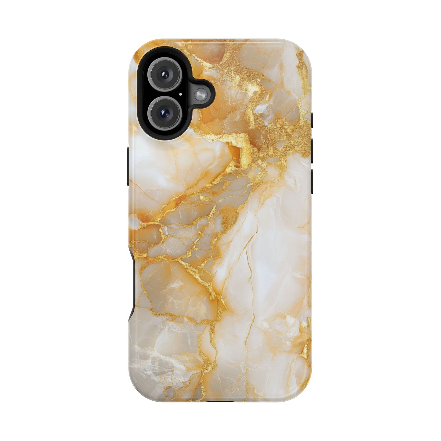 Ethereal Gold Marble Magnetic Tough iPhone Case