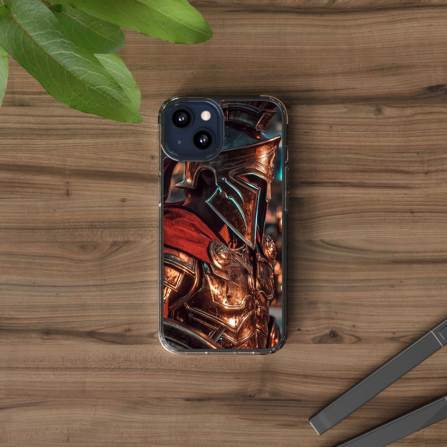 Forged Spartan Valor Phone Case – Premium Clear Protection with Bold Warrior Design