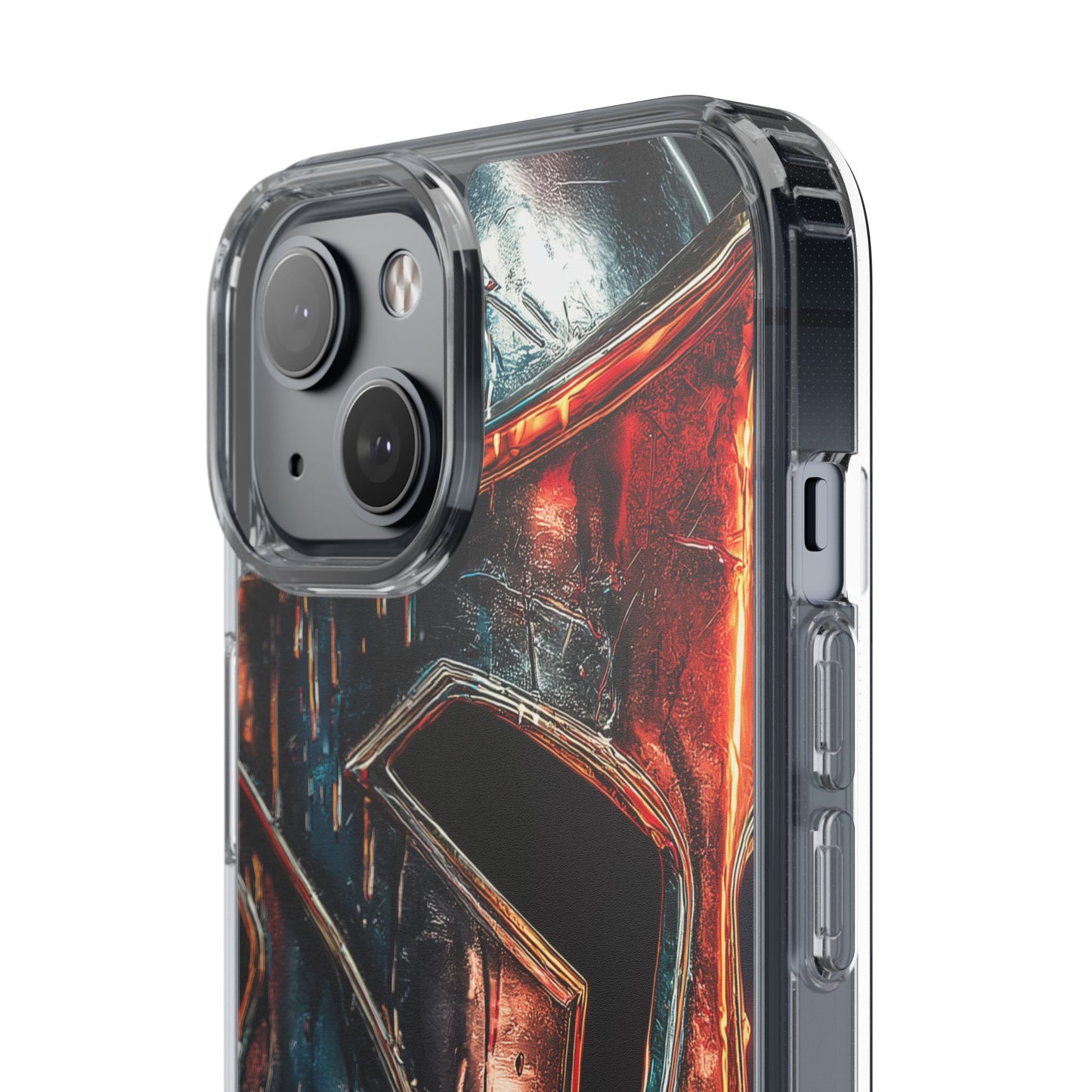Battle Ready Clear Phone Case - Heroic Spartan Design