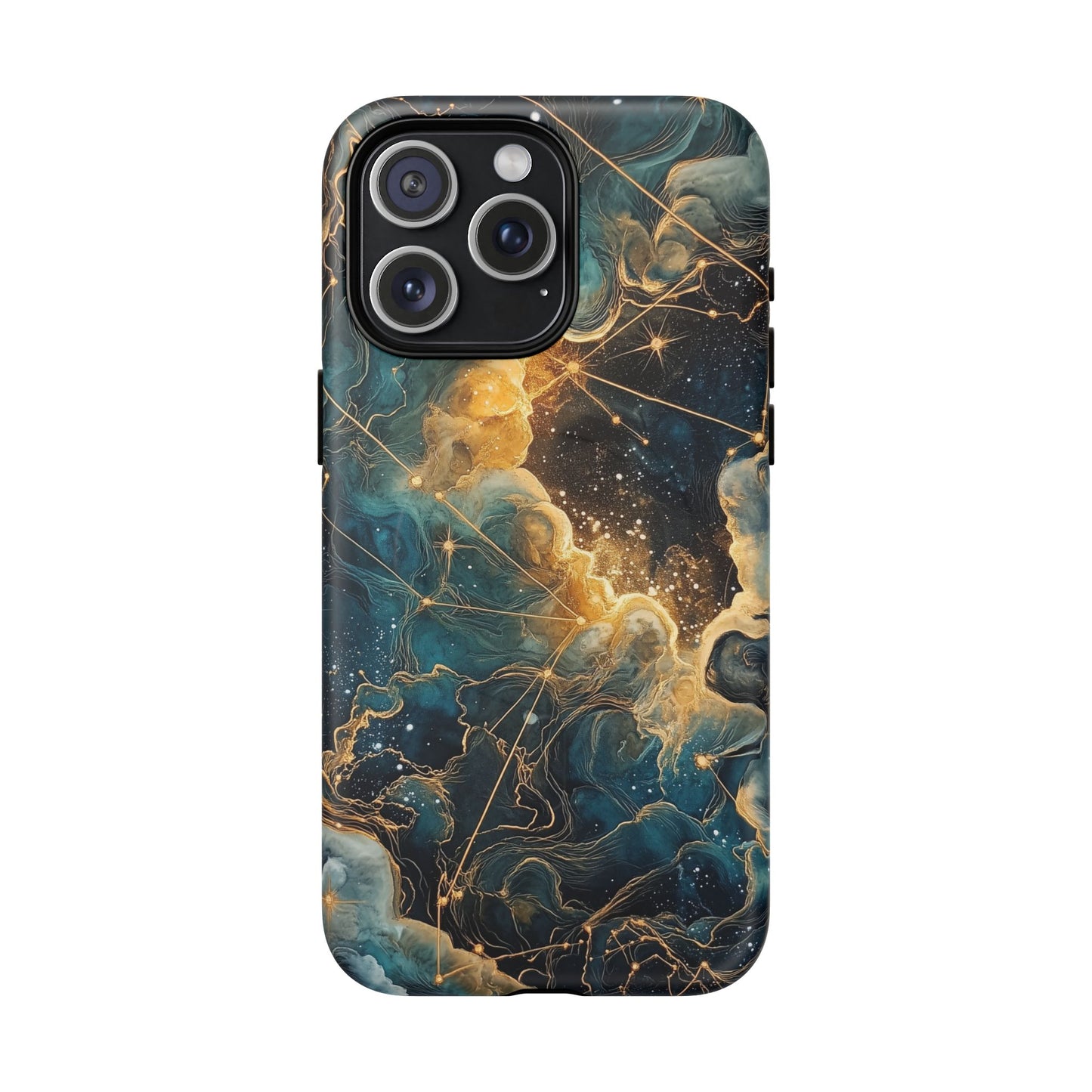 Cosmic Tough Magnetic iPhone Case - Nebula Design, Durable Protection