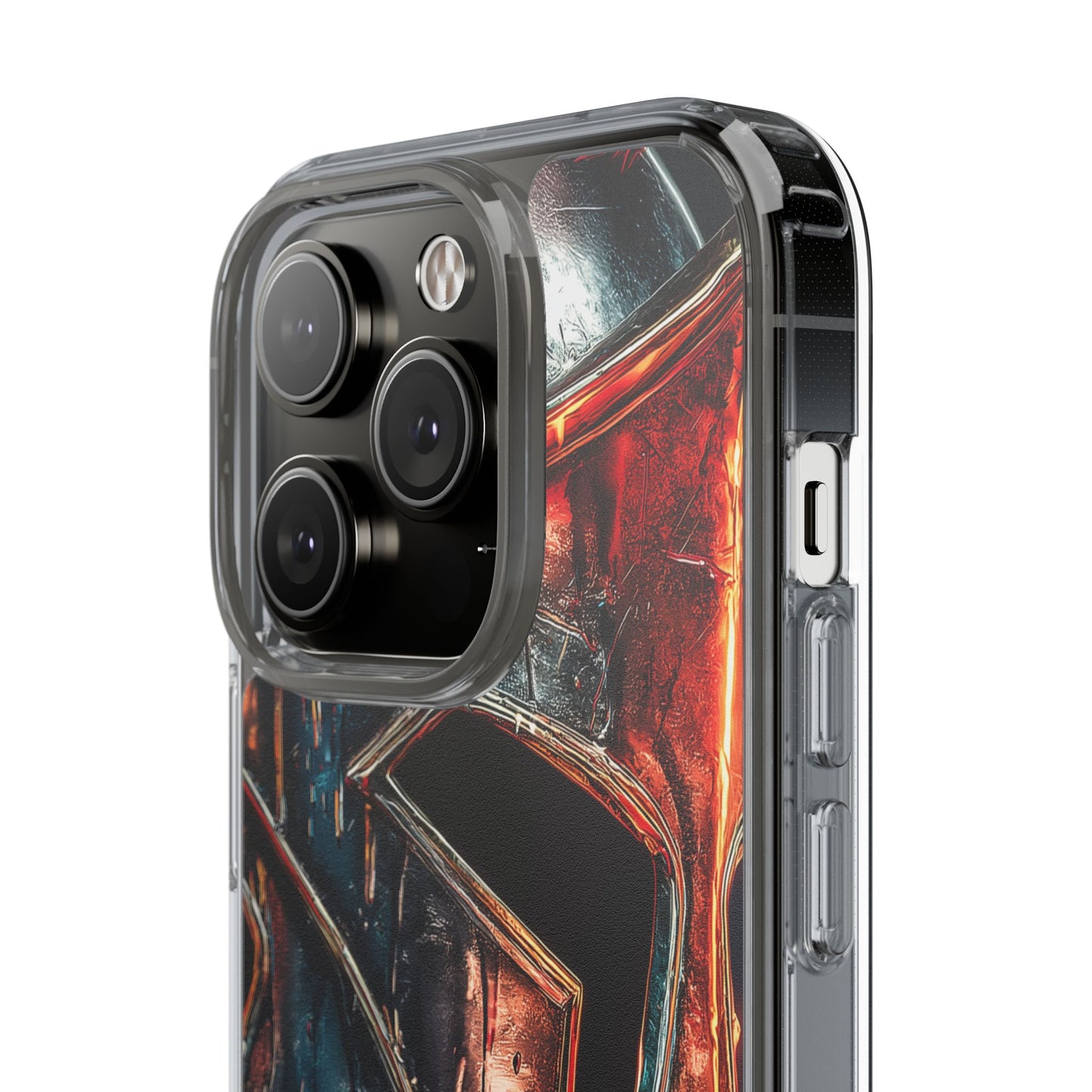 Battle Ready Clear Phone Case - Heroic Spartan Design