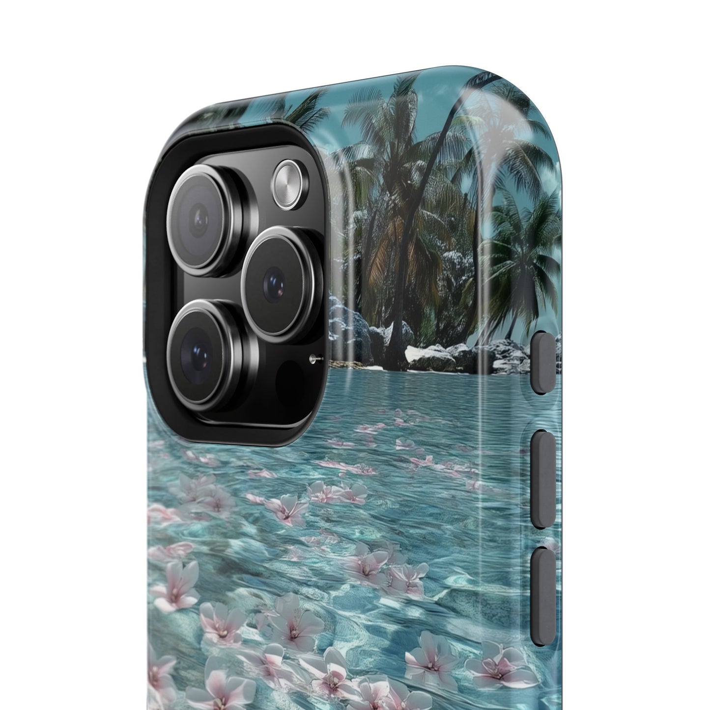 Tropical Floral Lagoon Tough iPhone Case