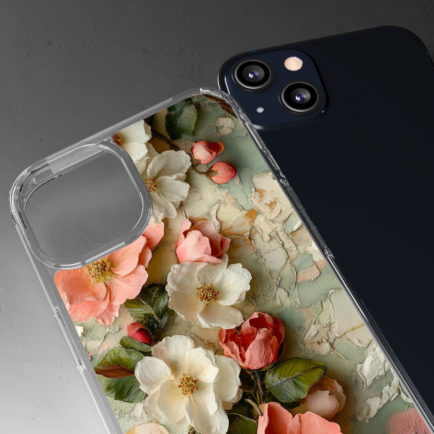 Floral Clear iPhone Case – Delicate Botanical Design