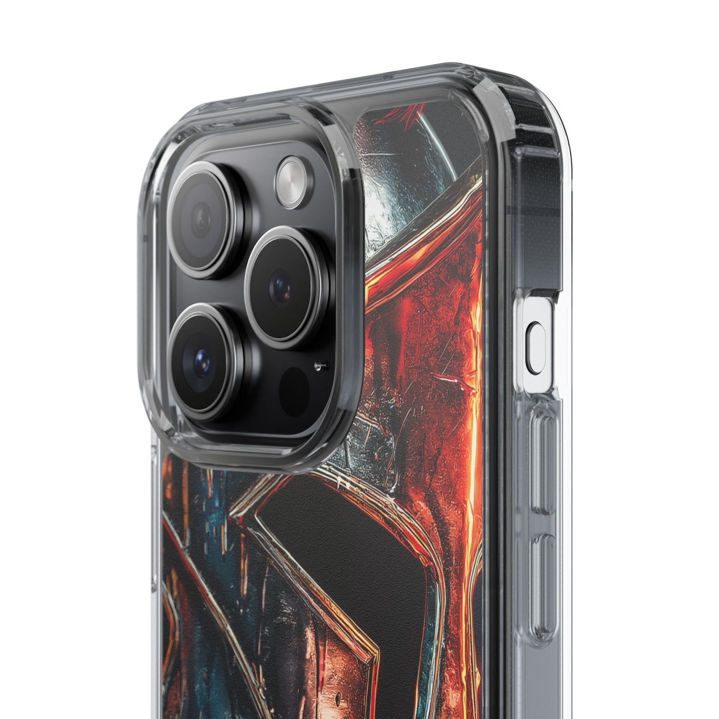 Battle Ready Clear Phone Case - Heroic Spartan Design