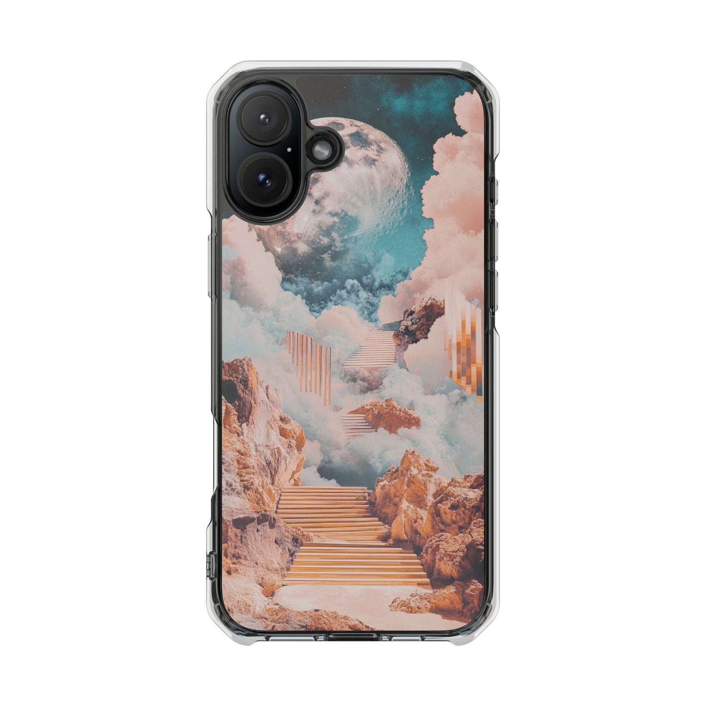 Skyward Dreams Magnetic Clear Impact iPhone Case
