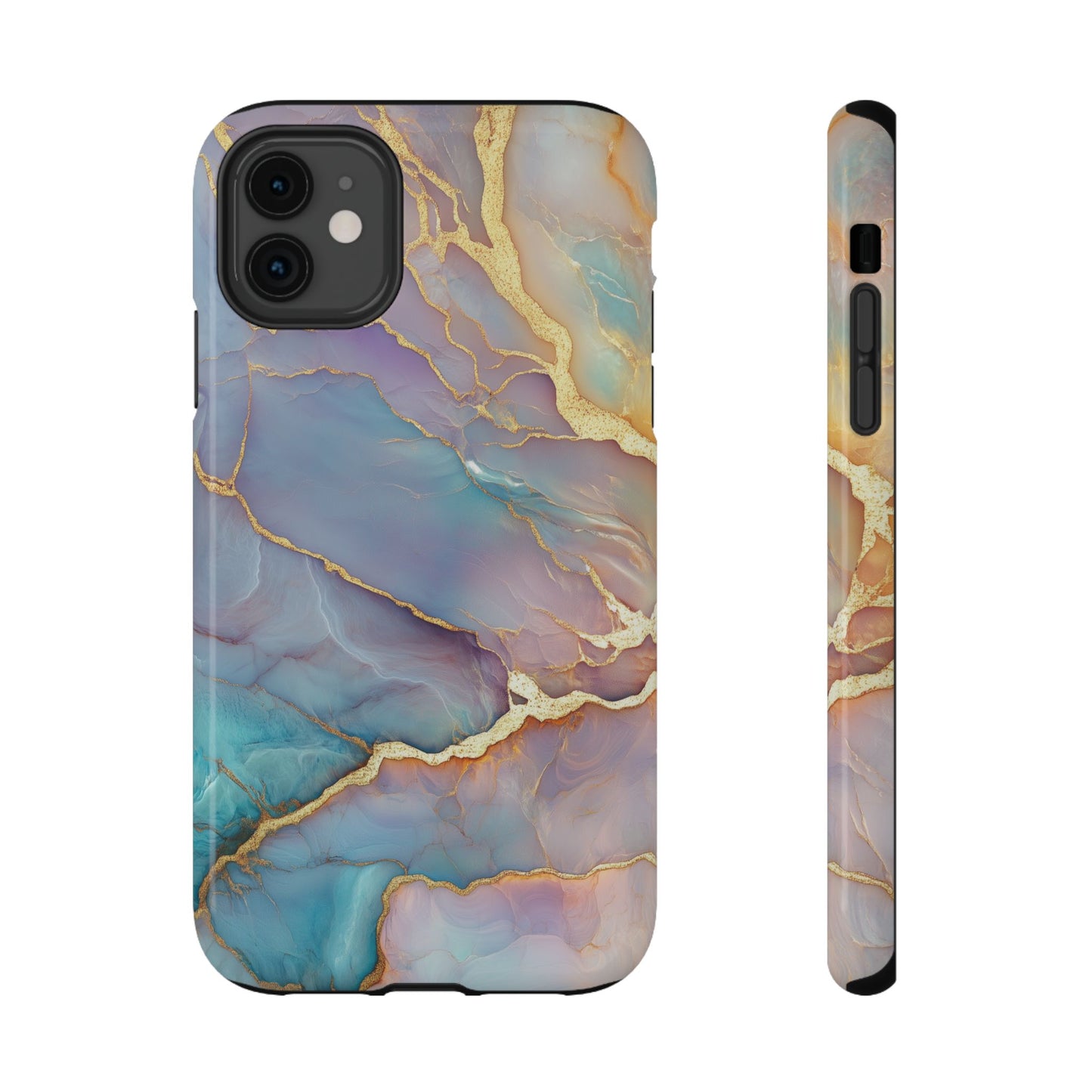 Golden Ocean Marble iPhone Case