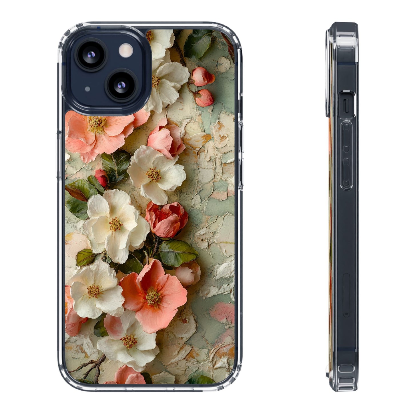 Floral Clear iPhone Case – Delicate Botanical Design