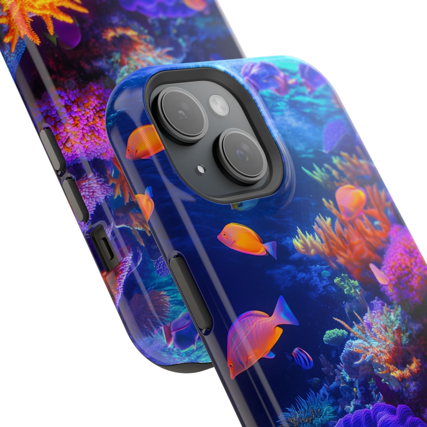 Prismatic Coral Reef Glow Magnetic Tough iPhone Case