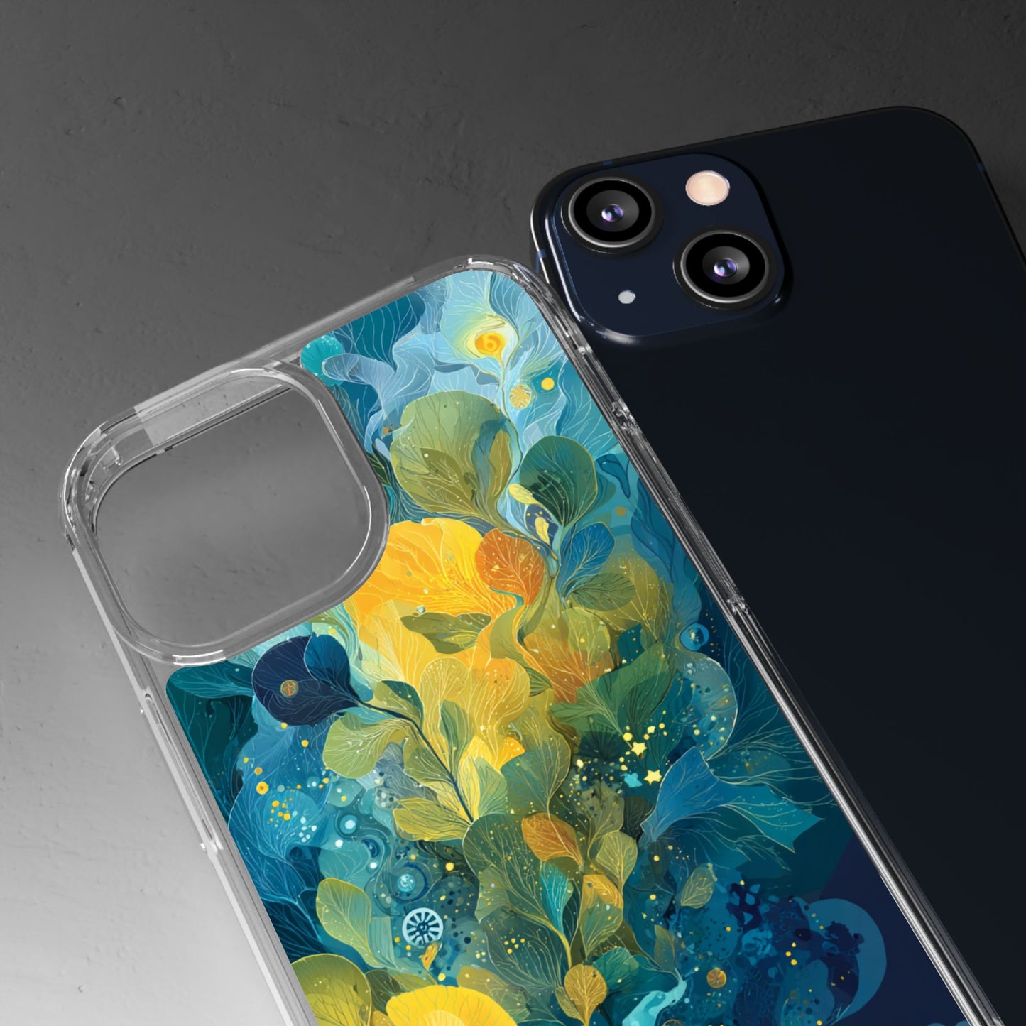 Artistic Reader Clear Phone Case - Design for Creative Souls