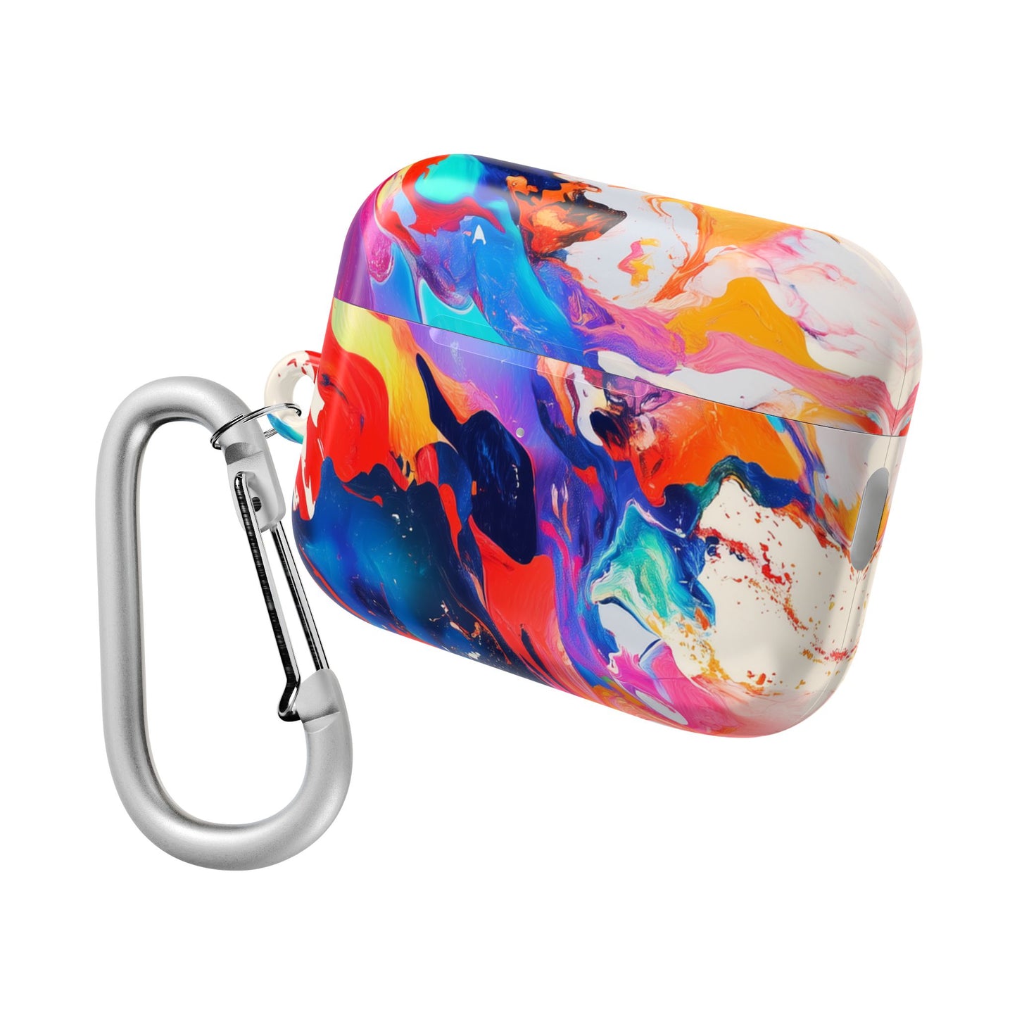 Vibrant Abstract Art AirPod Case – Color Splash Design with Bold, Stylish Protection for Music Lovers