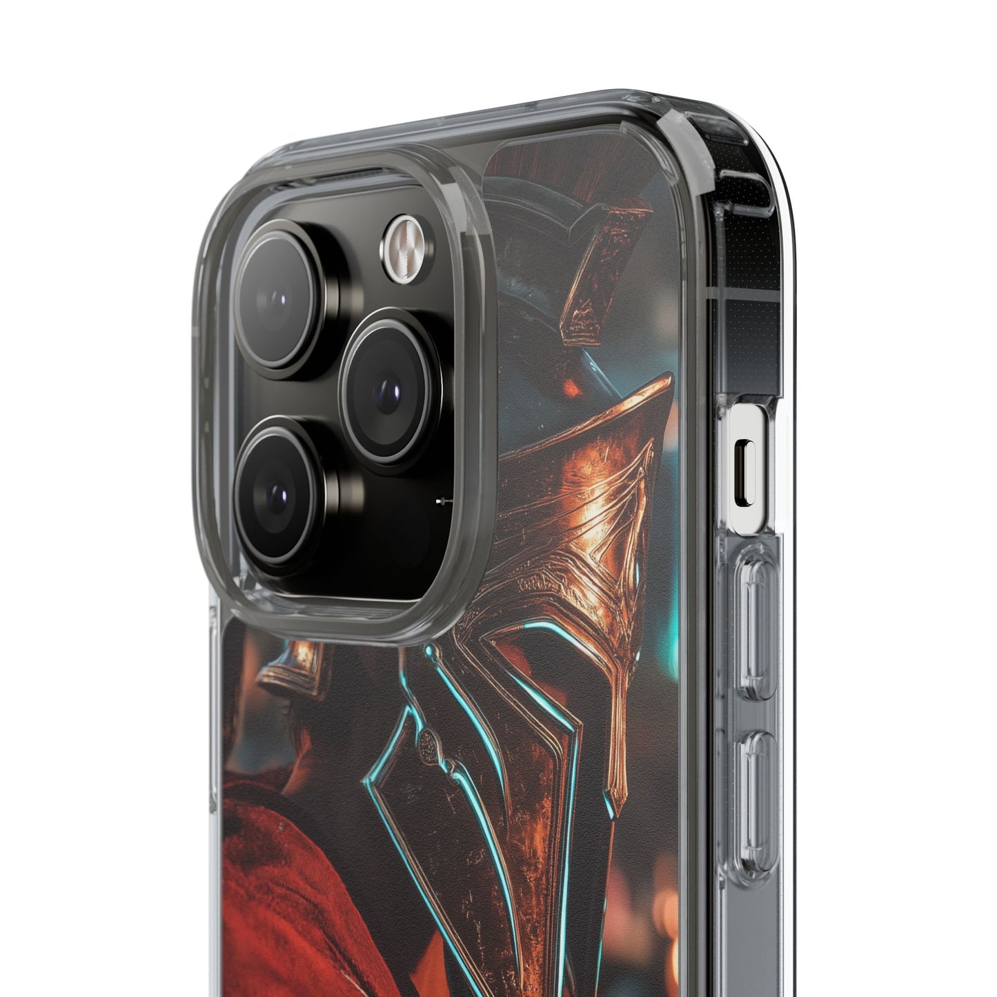 Forged Spartan Valor Phone Case – Premium Clear Protection with Bold Warrior Design