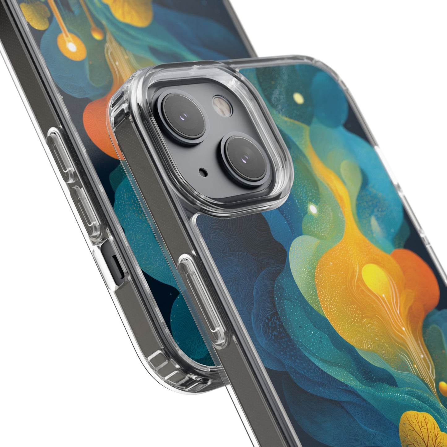Electric City Forest Phone Case – Glowing Urban Jungle with Vibrant Nature Fusion