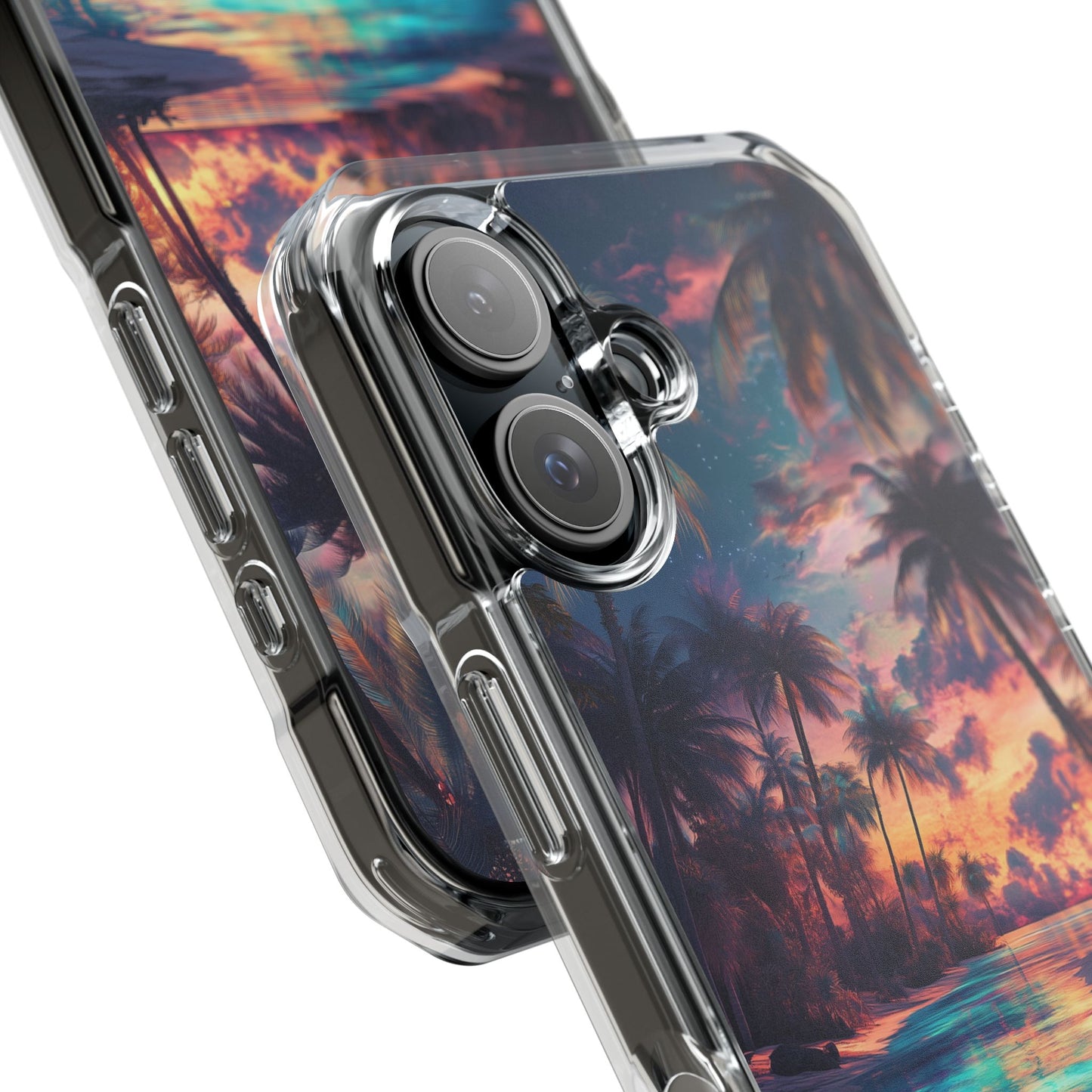 Miami Radiance Magnetic Clear iPhone Case
