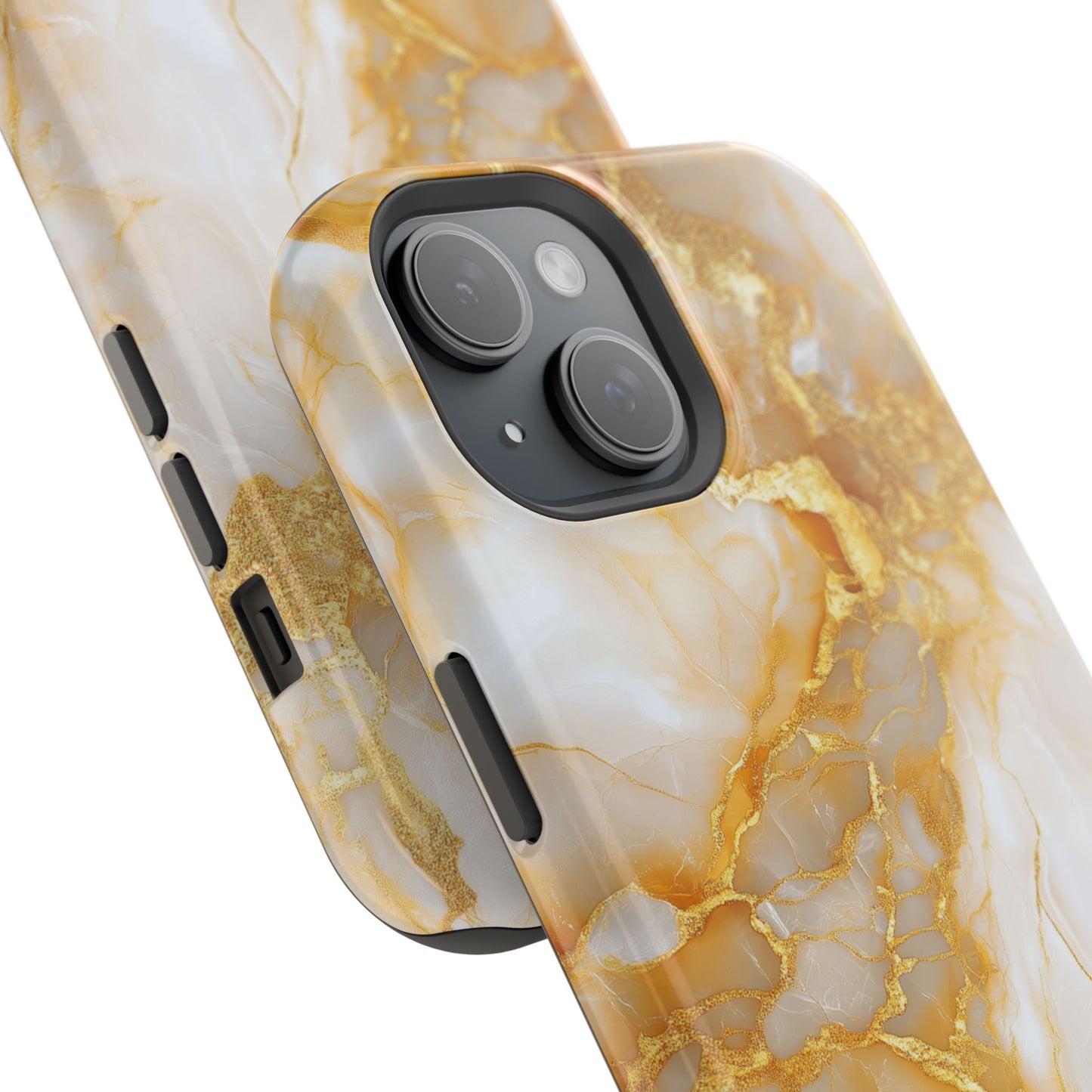 Ethereal Gold Marble Magnetic Tough iPhone Case