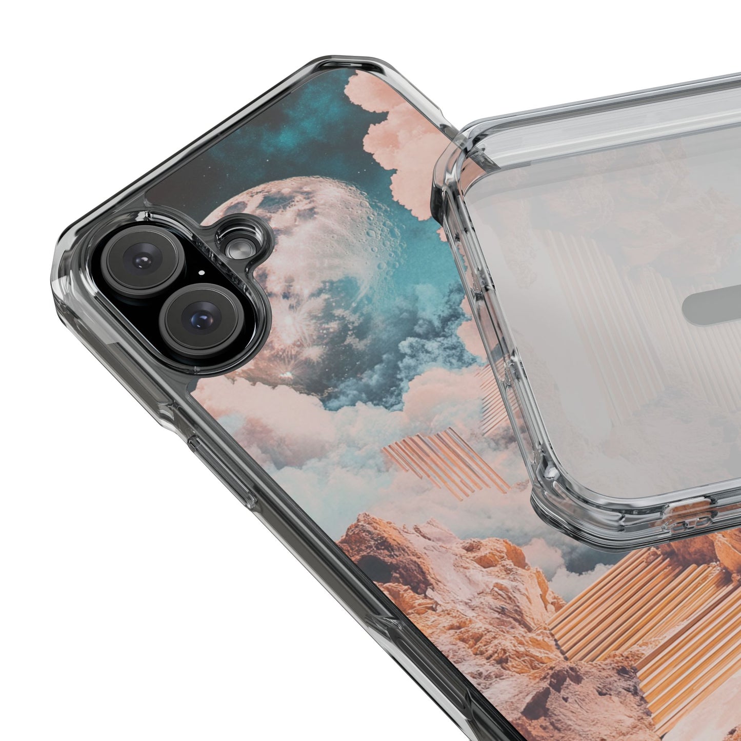 Skyward Dreams Magnetic Clear Impact iPhone Case