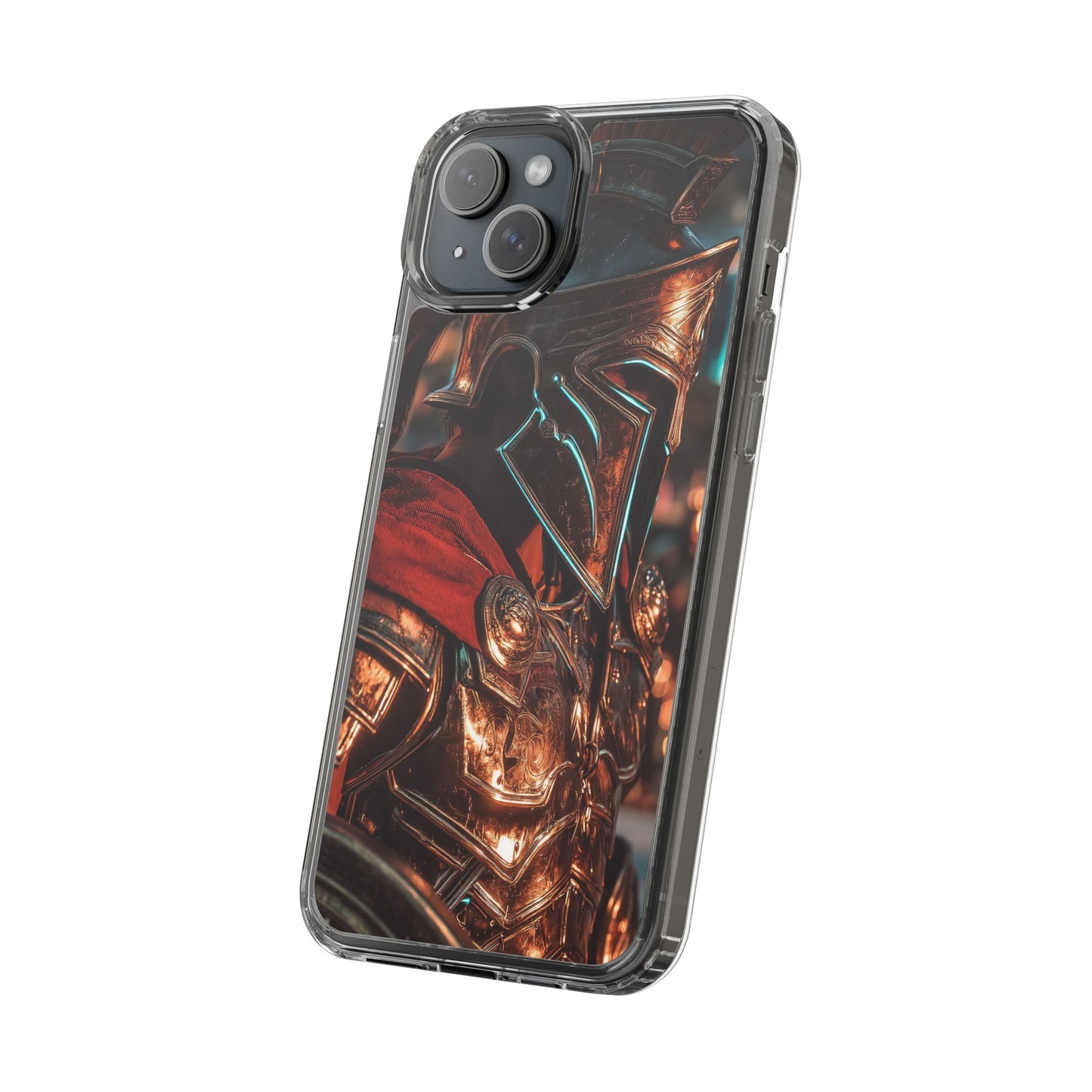 Forged Spartan Valor Phone Case – Premium Clear Protection with Bold Warrior Design