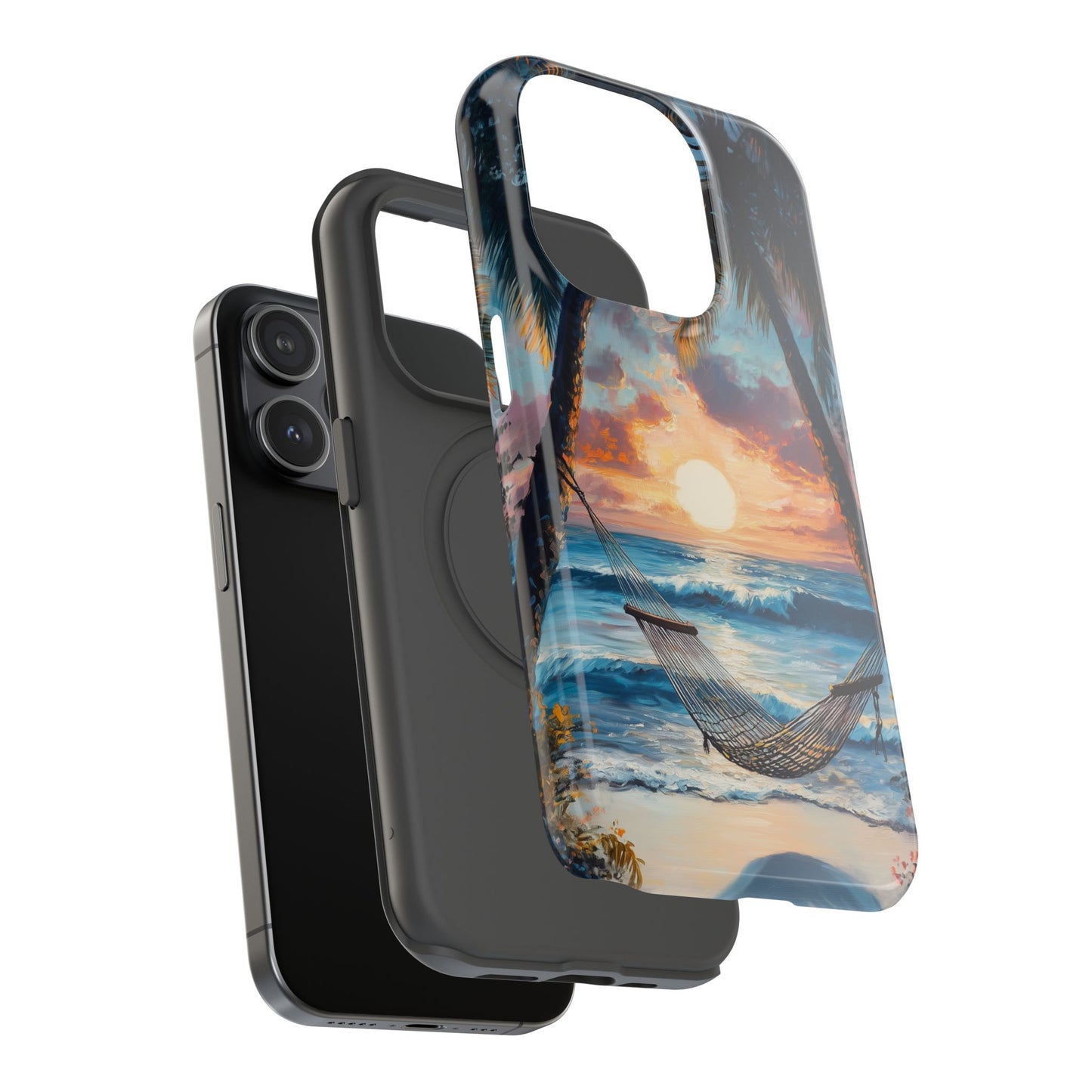 Tropical Sunset Hammock iPhone Case